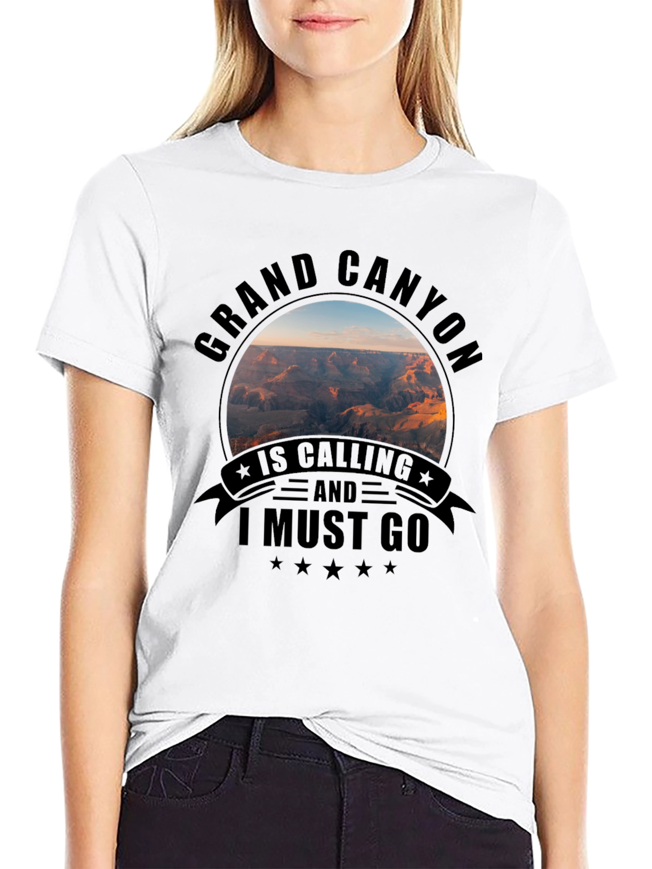 Grand Canyon Calling Black T-Shirt
