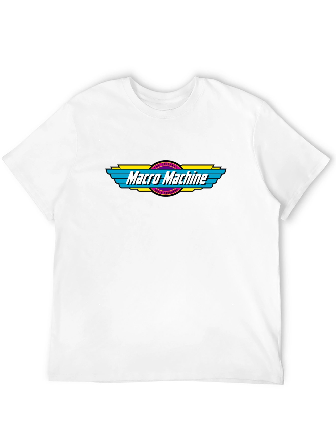 Macro Machine Graphic T-Shirt - Black Cotton