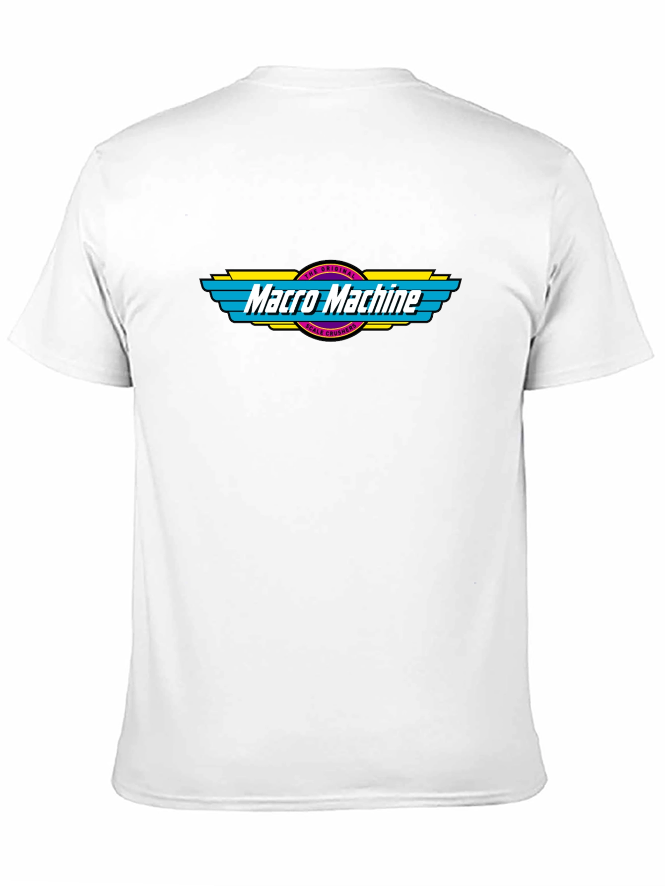 Macro Machine Graphic T-Shirt - Black Cotton