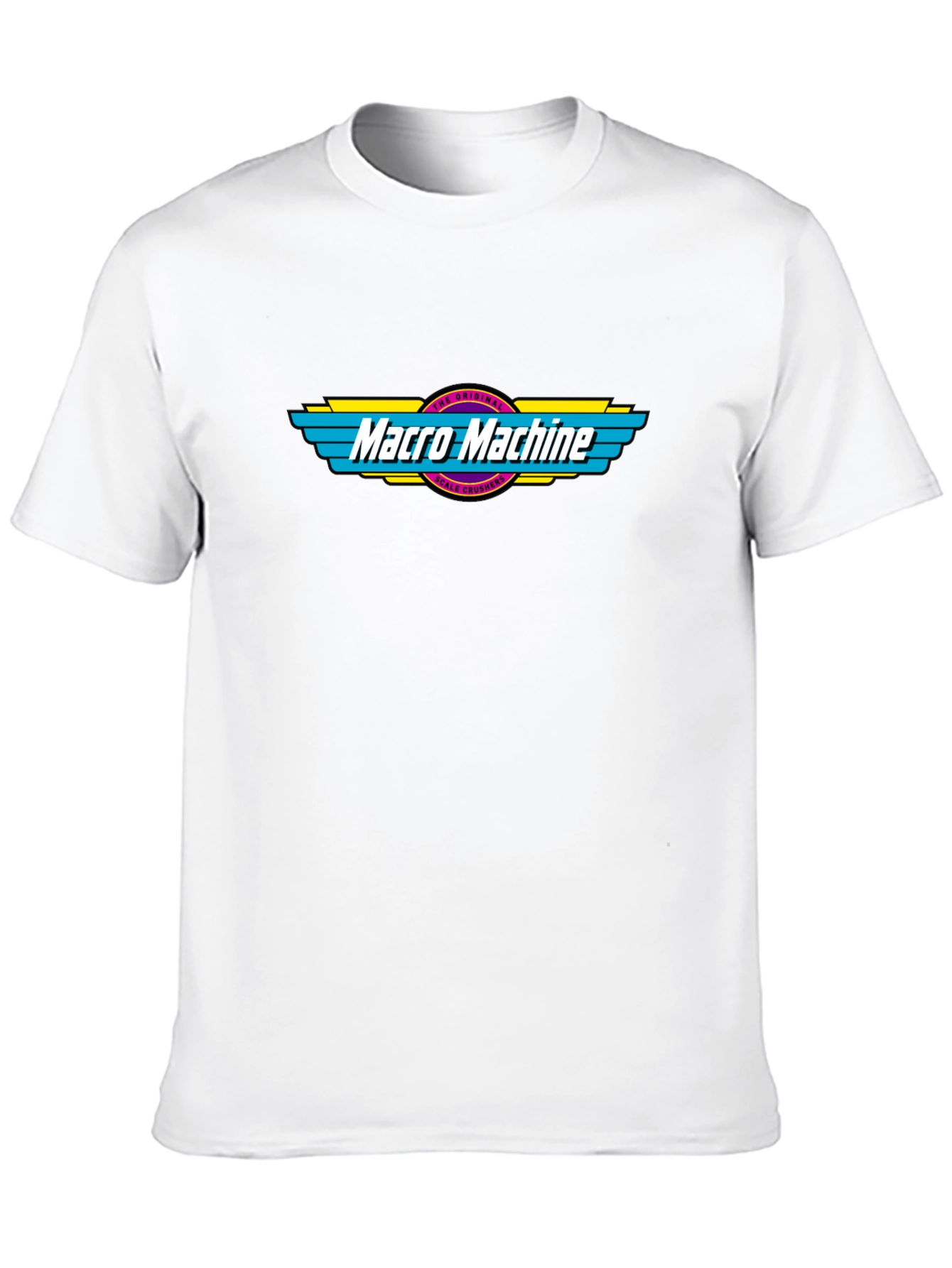Macro Machine Graphic T-Shirt - Black Cotton