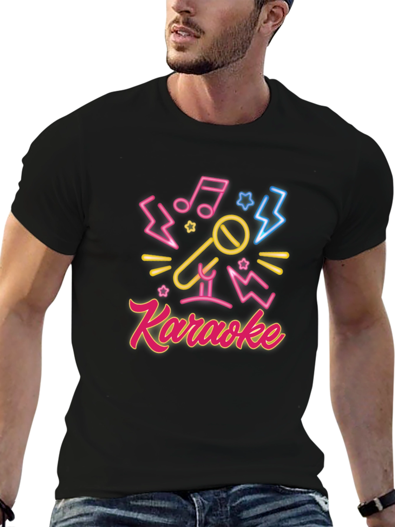Karaoke Neon Graphic Tee