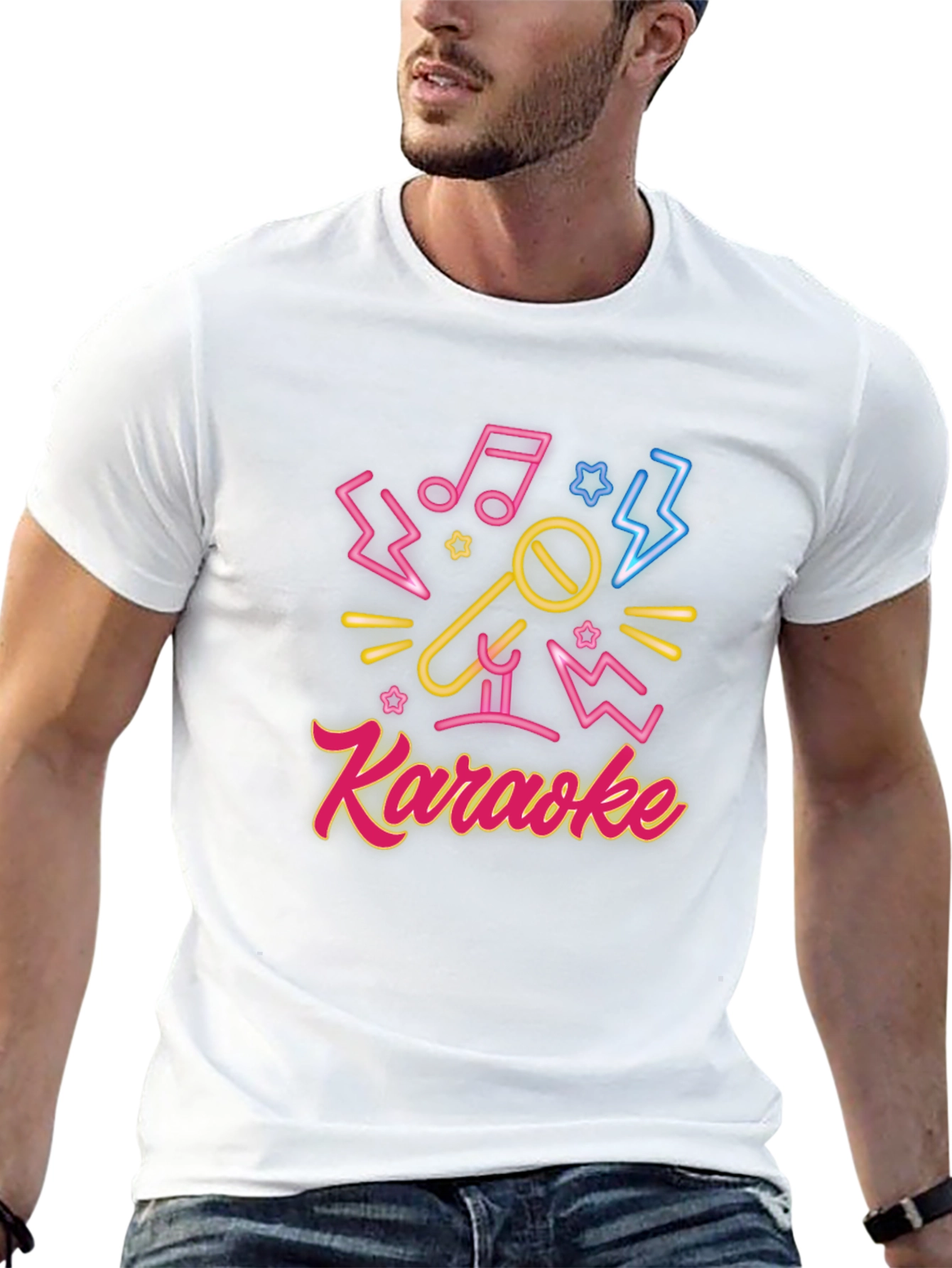 Karaoke Neon Graphic Tee