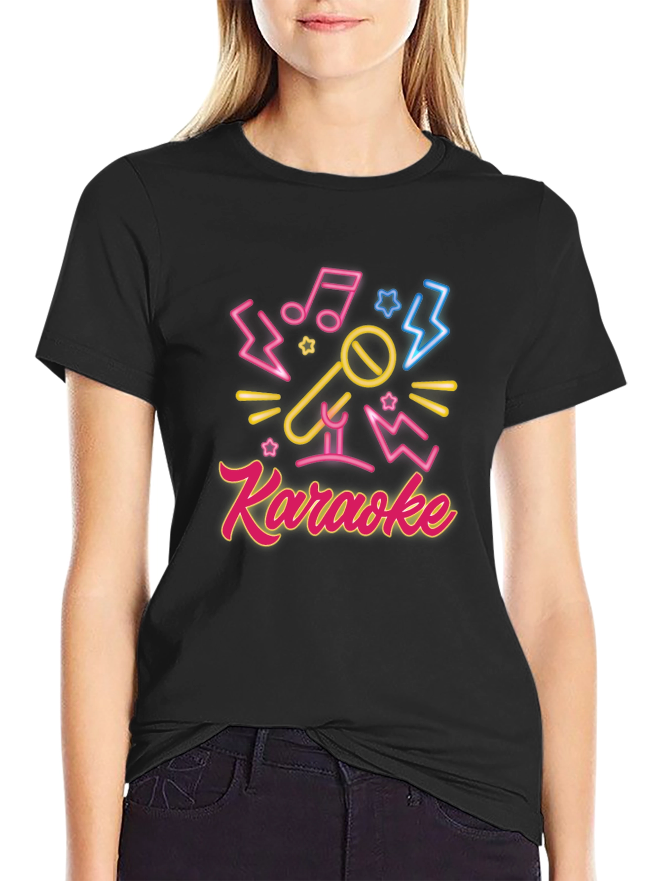 Karaoke Neon Graphic Tee