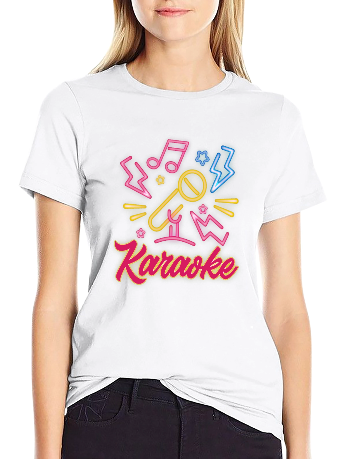 Karaoke Neon Graphic Tee