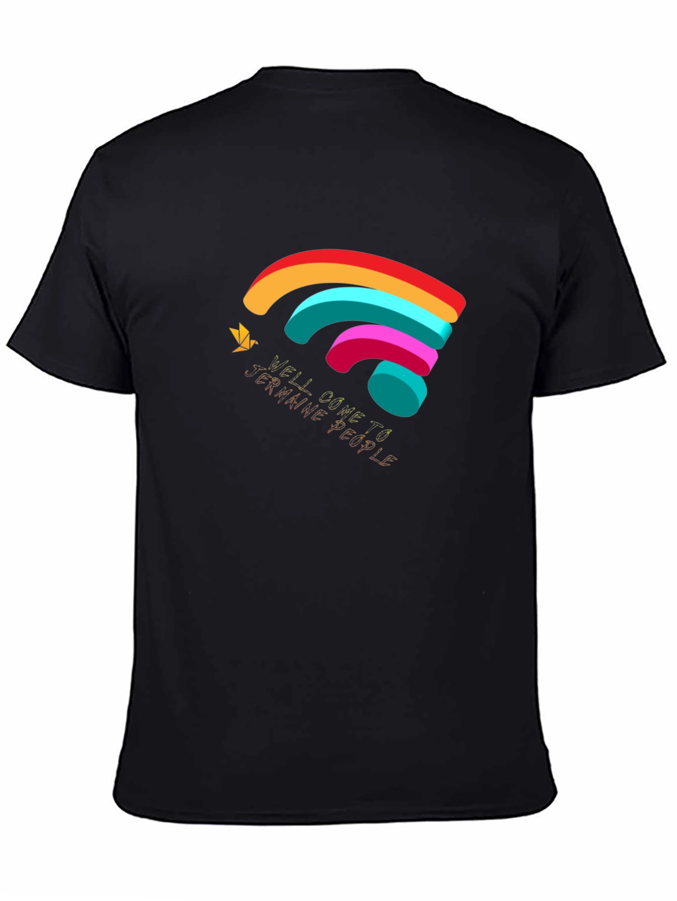 Sunshine People Graphic Black T-Shirt