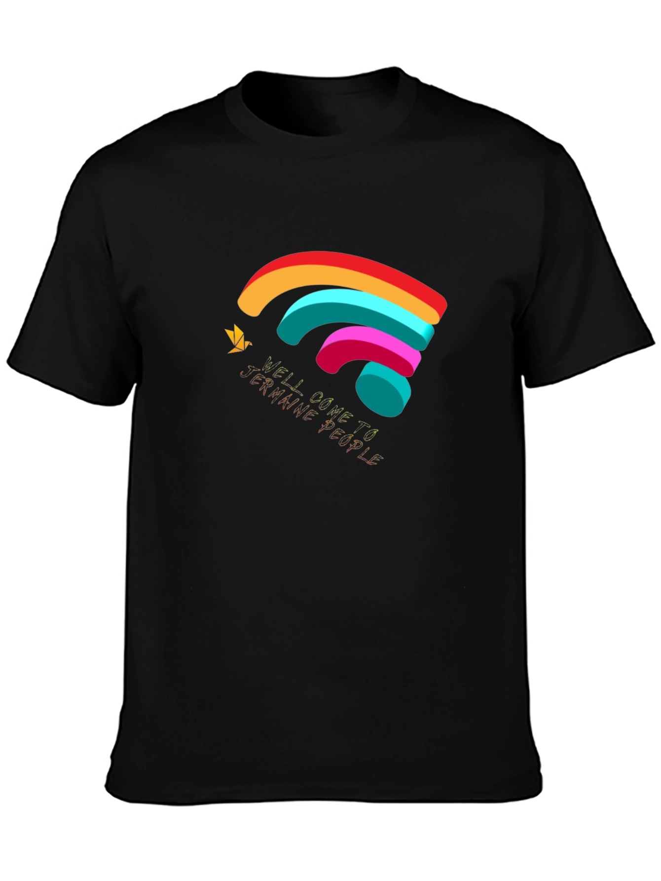 Sunshine People Graphic Black T-Shirt