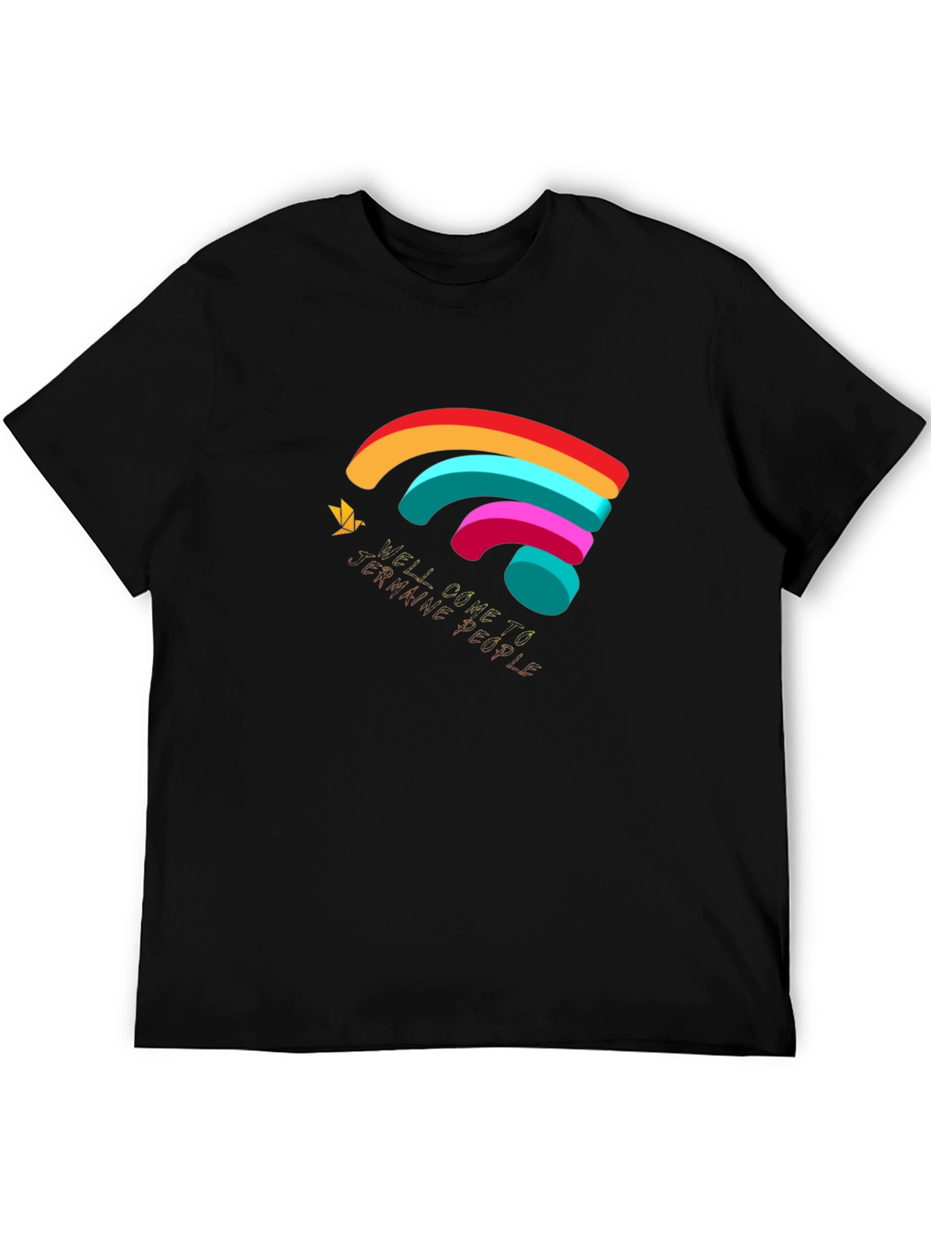 Sunshine People Graphic Black T-Shirt