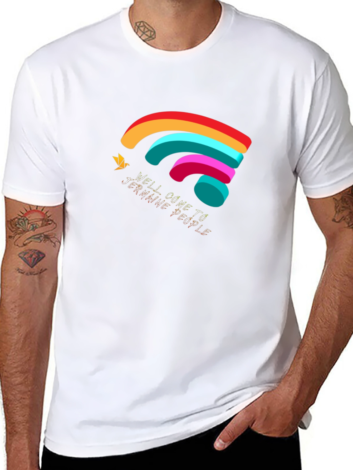 Sunshine People Graphic Black T-Shirt