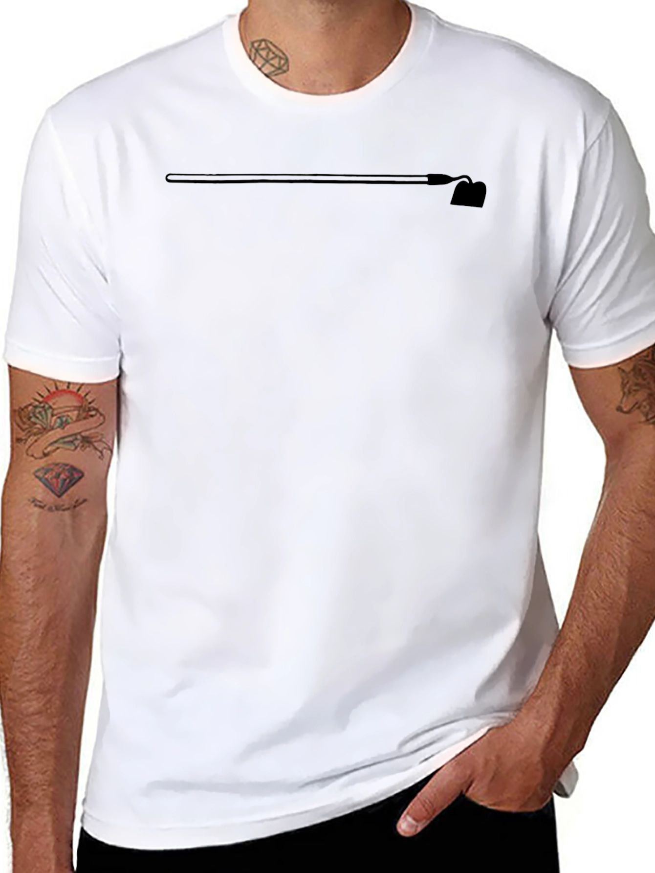 Black Hoe Graphic T-Shirt - Trendy Design