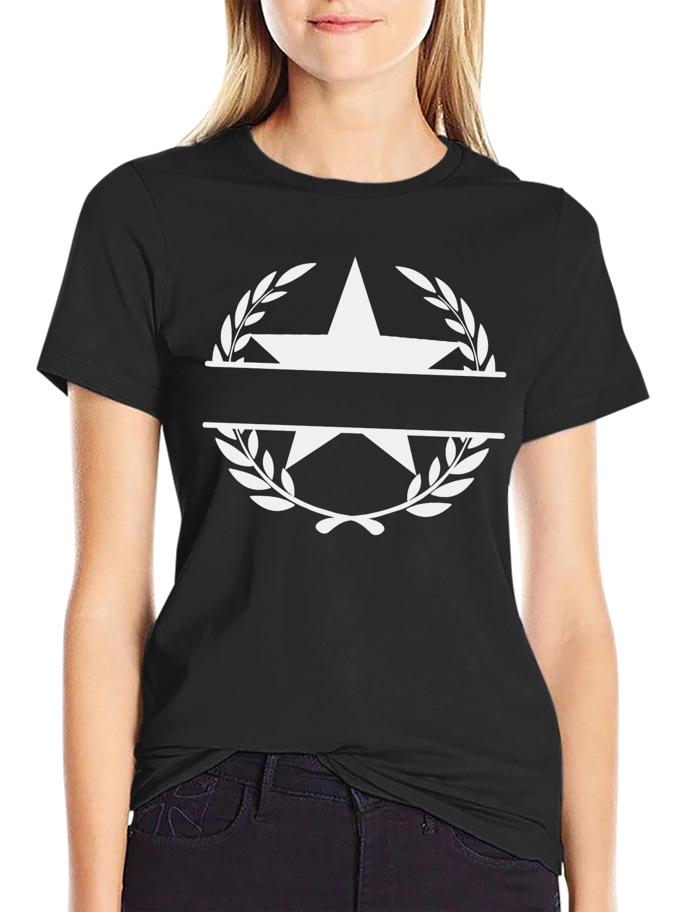 Star Laurel Wreath Graphic Tee