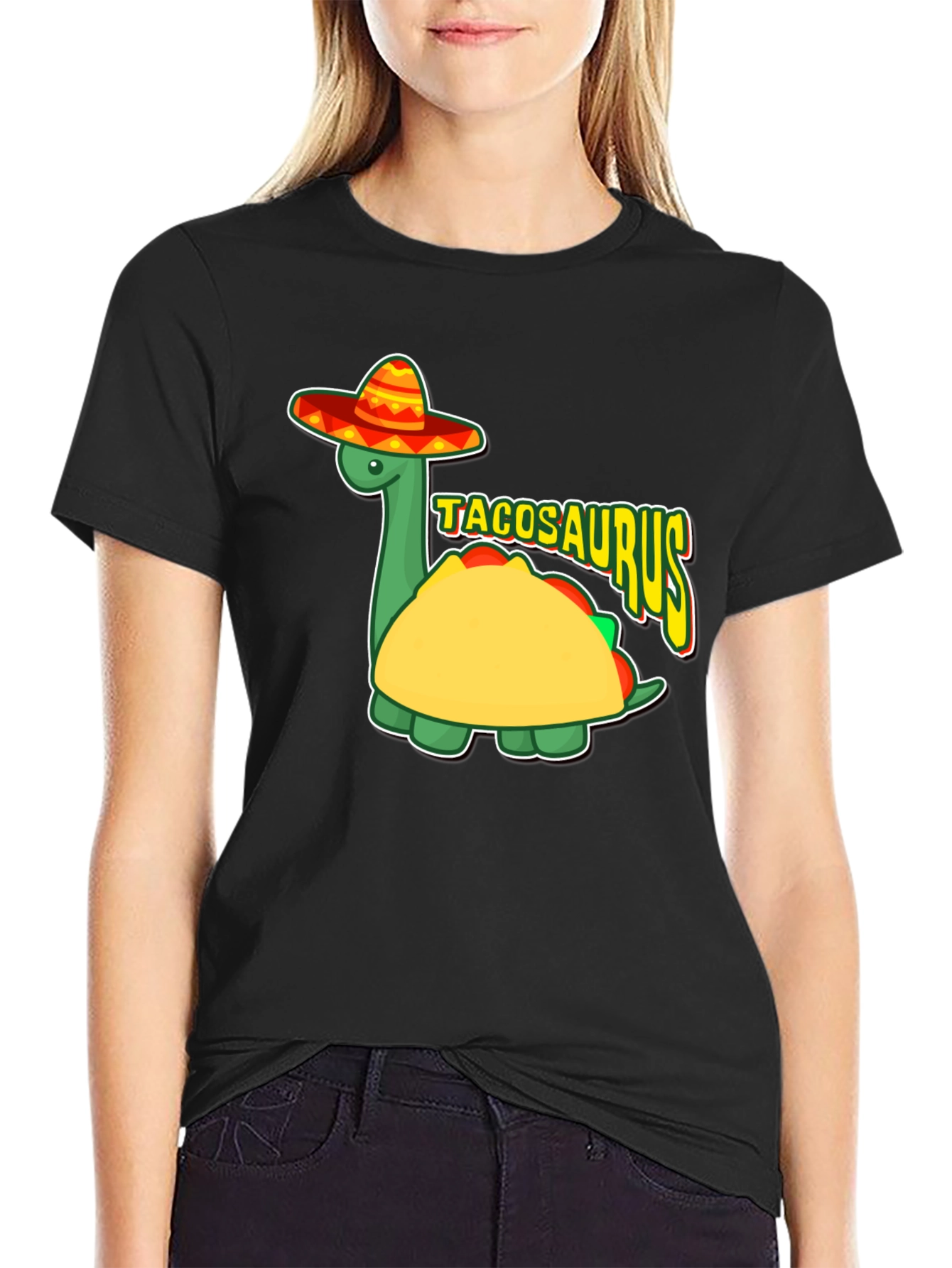 Tacosaurus T-Shirt - Fun Dinosaur Taco Design
