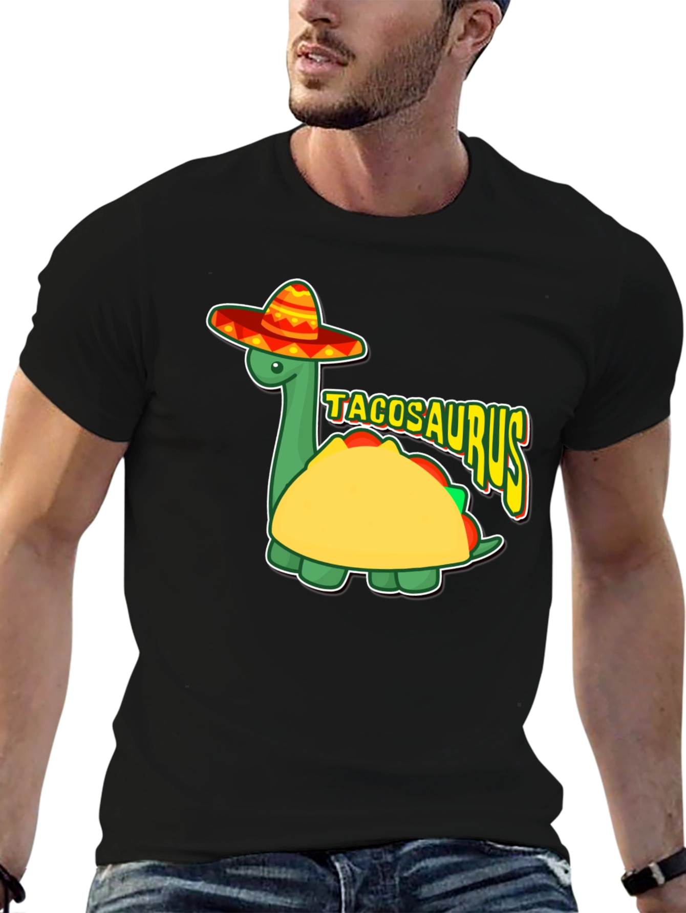 Tacosaurus T-Shirt - Fun Dinosaur Taco Design