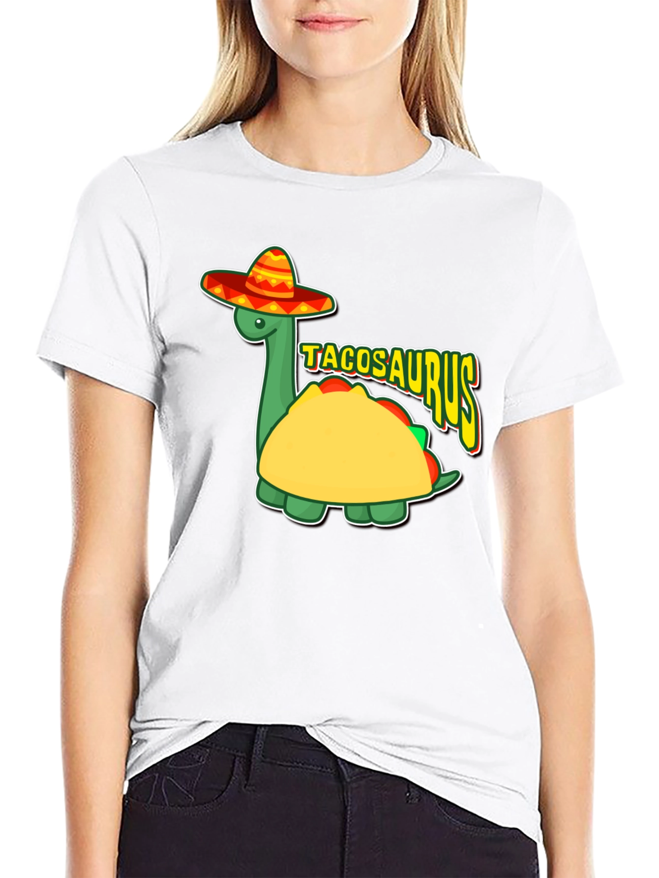 Tacosaurus T-Shirt - Fun Dinosaur Taco Design