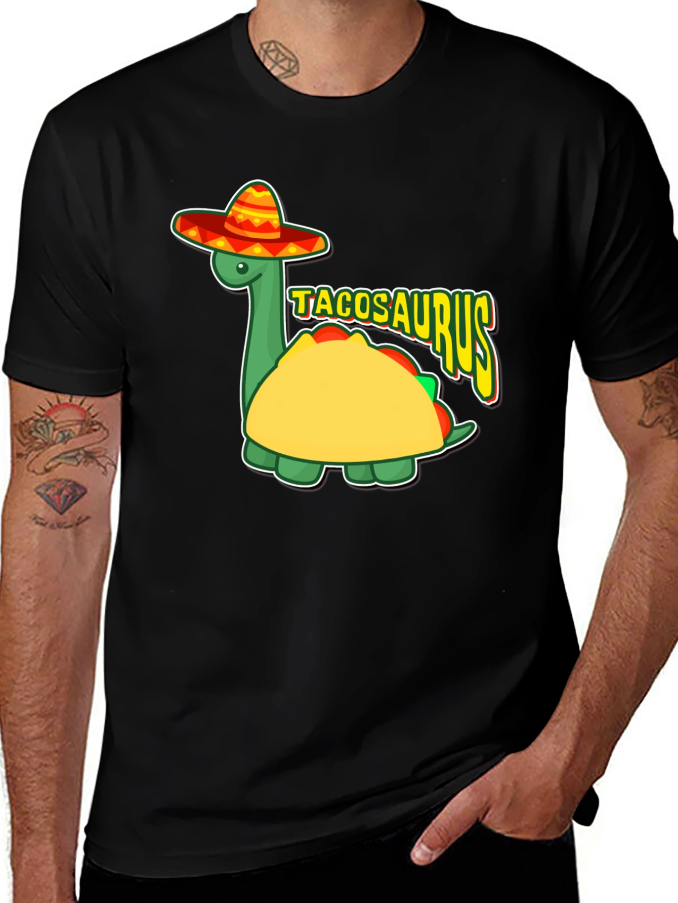 Tacosaurus T-Shirt - Fun Dinosaur Taco Design