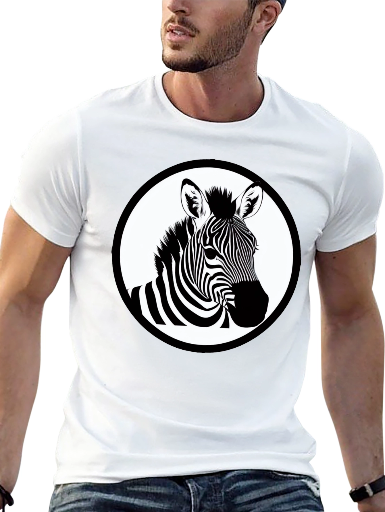 Zebra Graphic T-Shirt