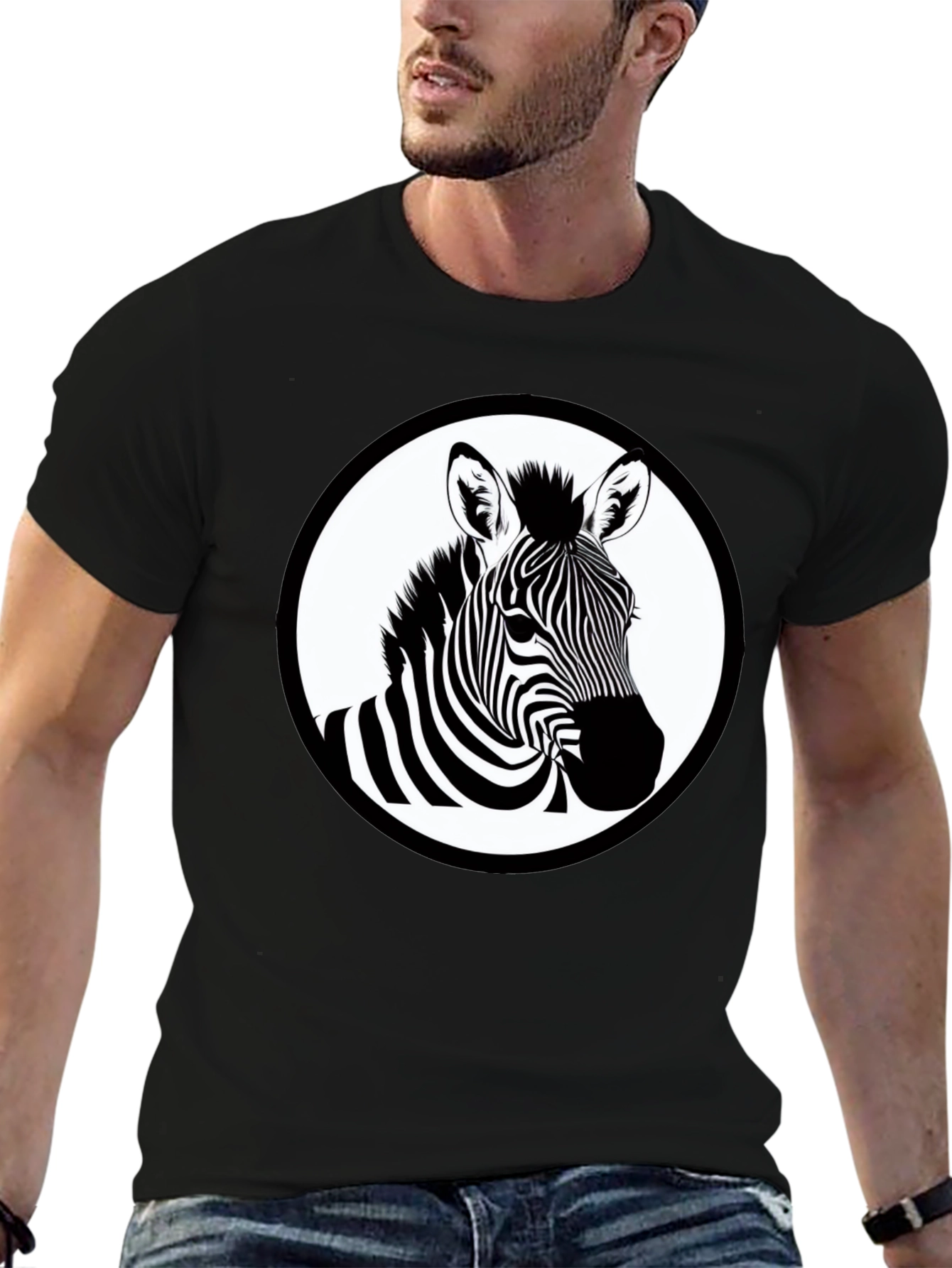 Zebra Graphic T-Shirt