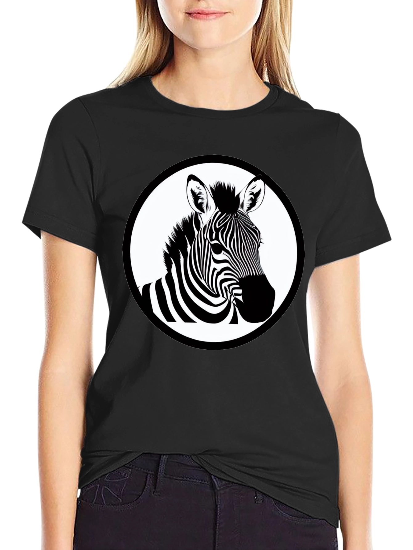 Zebra Graphic T-Shirt