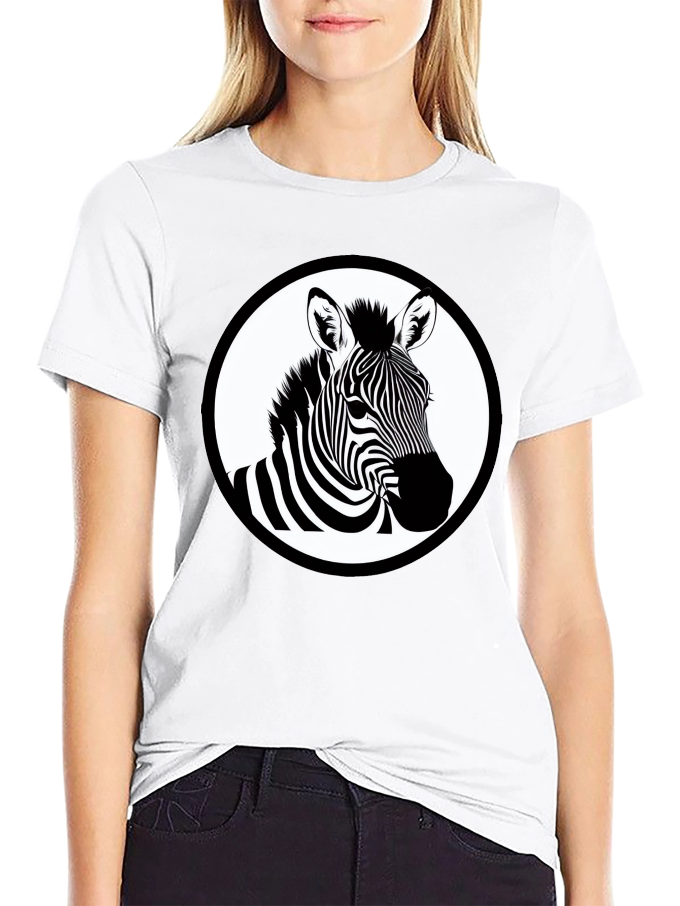 Zebra Graphic T-Shirt