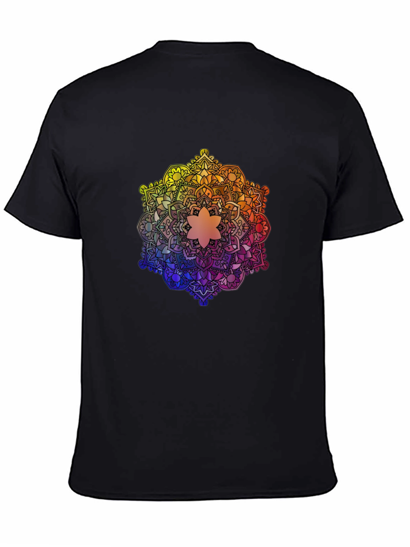 Rainbow Mandala Graphic Tee