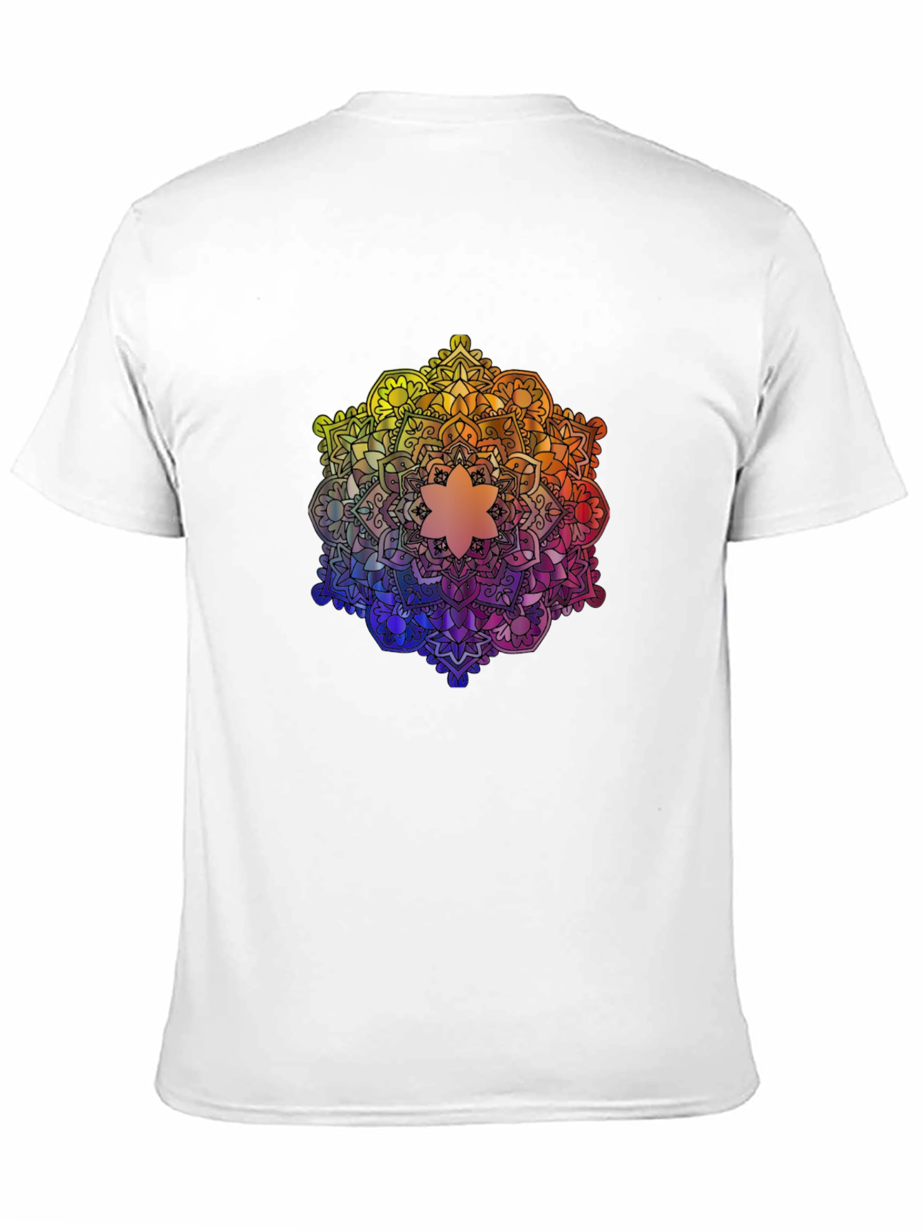 Rainbow Mandala Graphic Tee
