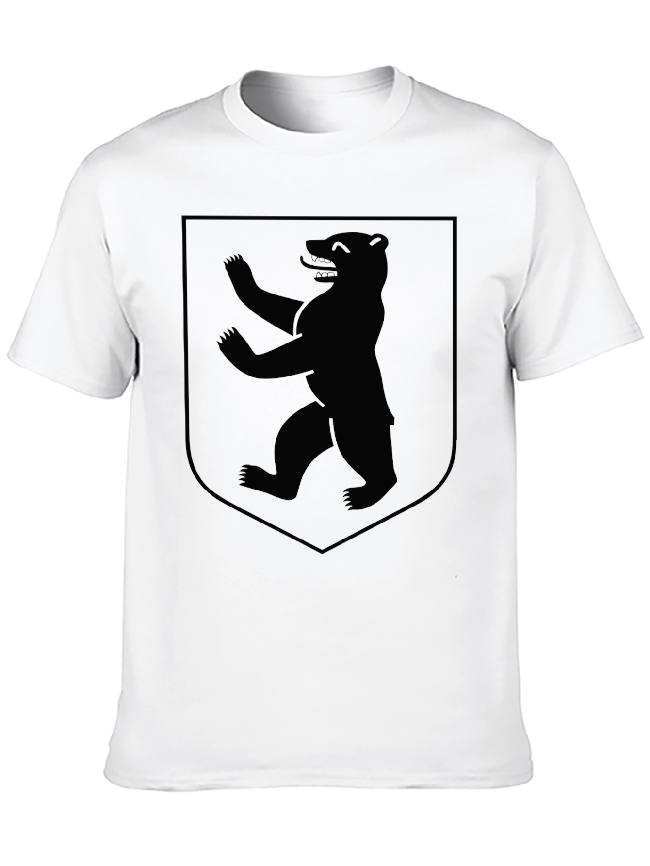Berlin Bear Crest Black T-Shirt
