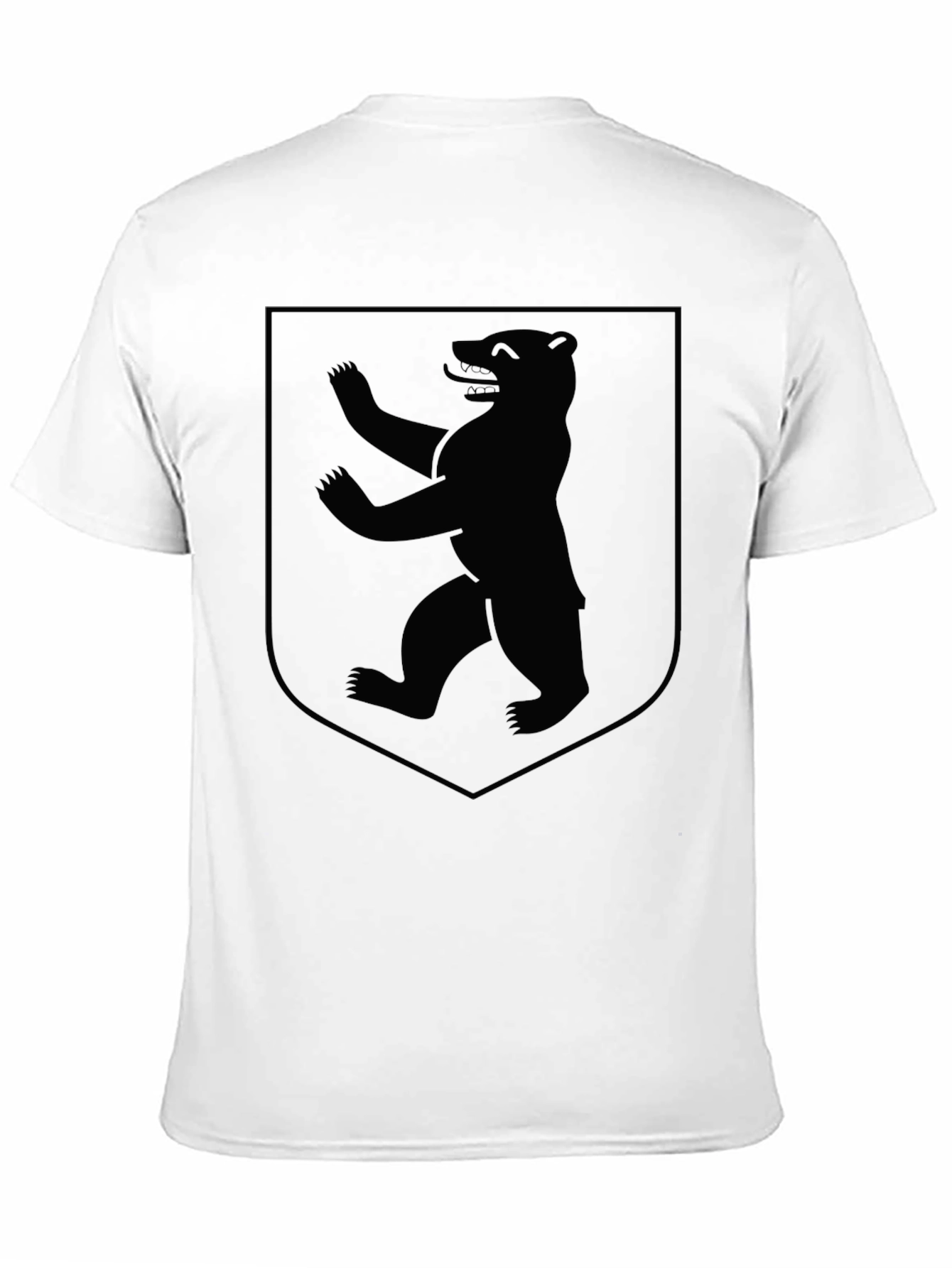 Berlin Bear Crest Black T-Shirt
