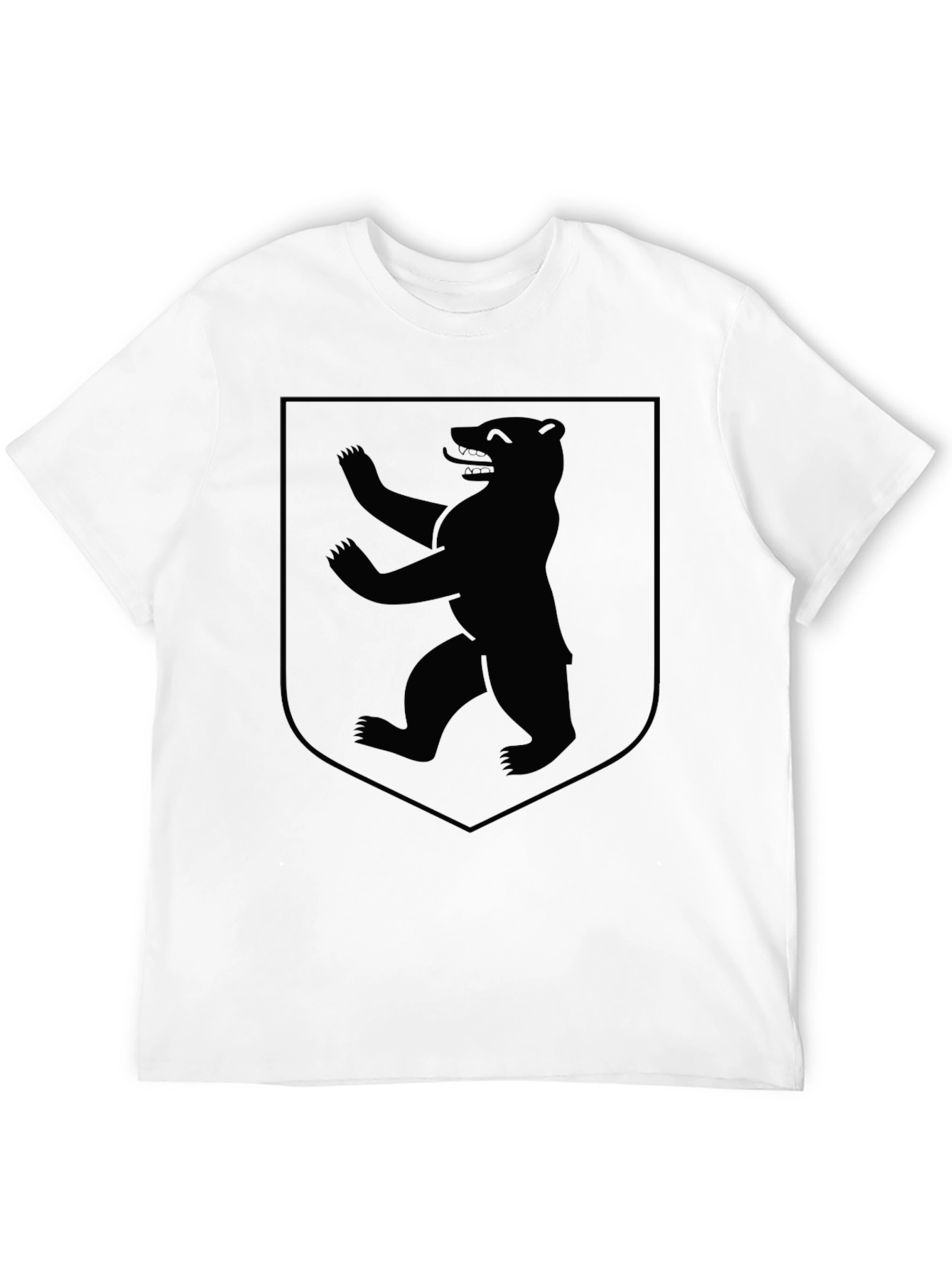 Berlin Bear Crest Black T-Shirt