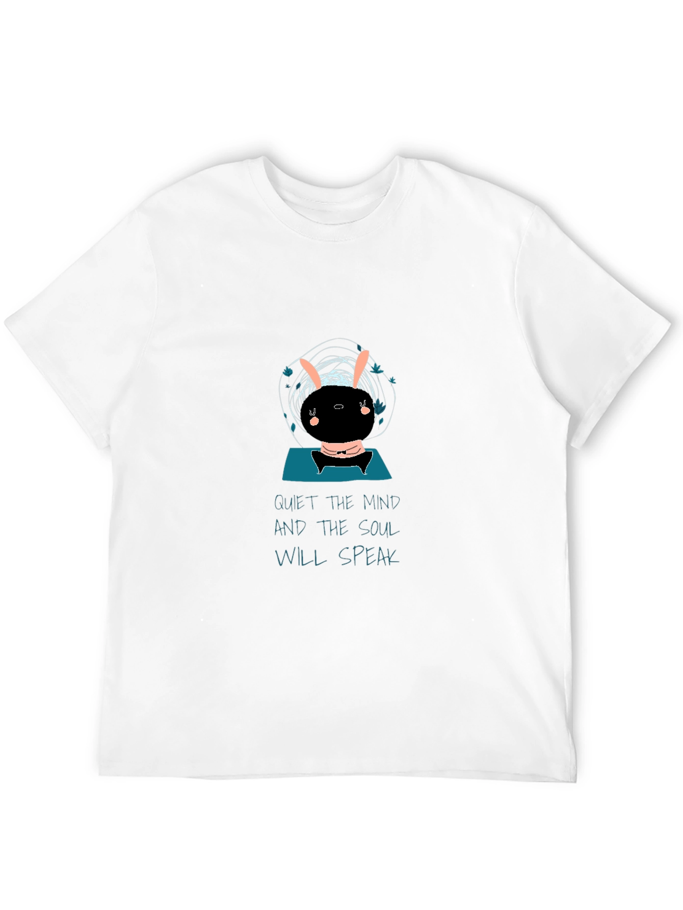 Quiet the Mind Graphic Black T-Shirt