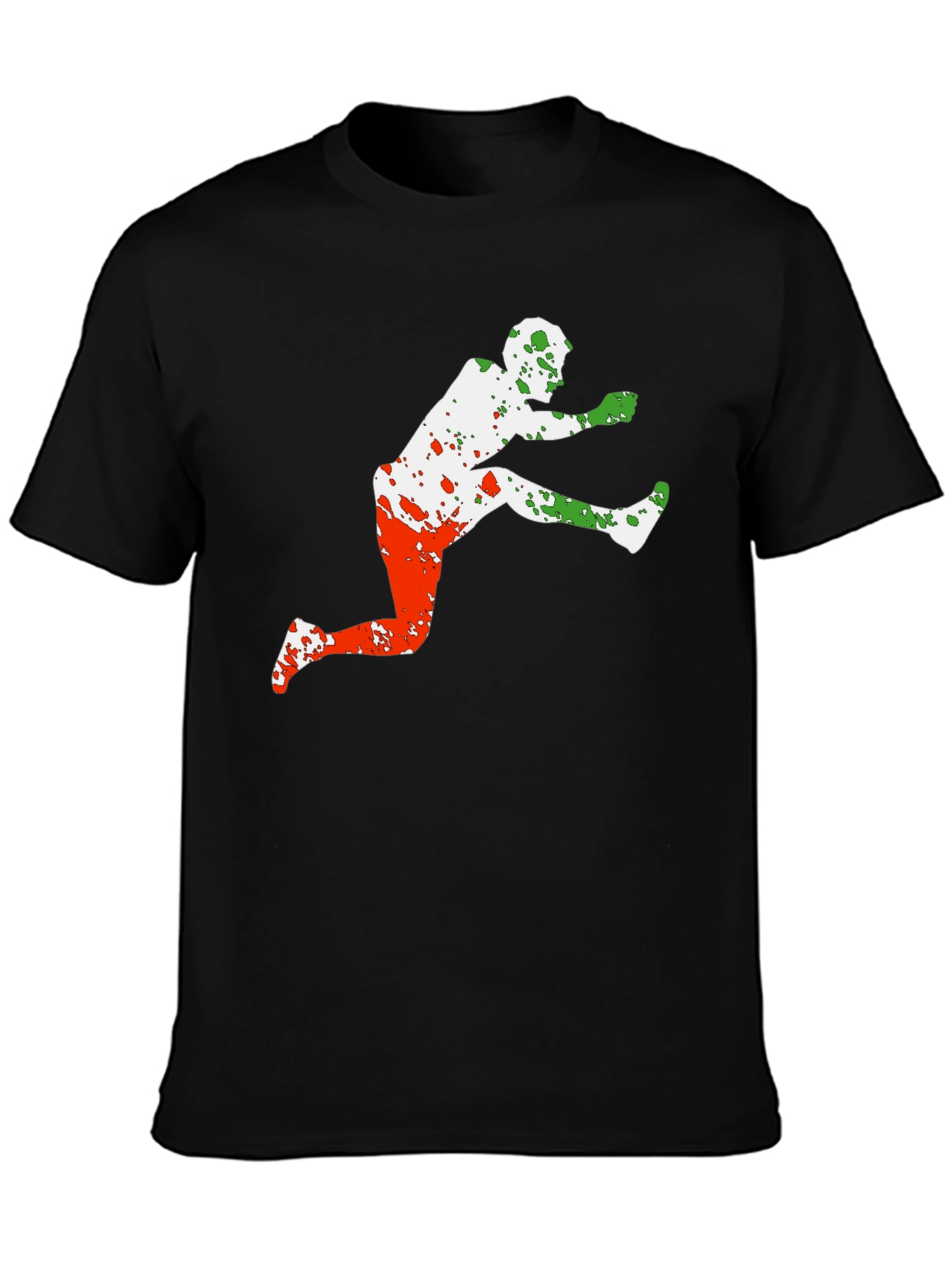 Athletic Hurdle T-Shirt - Black