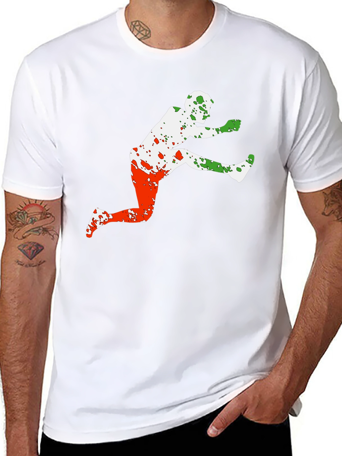 Athletic Hurdle T-Shirt - Black