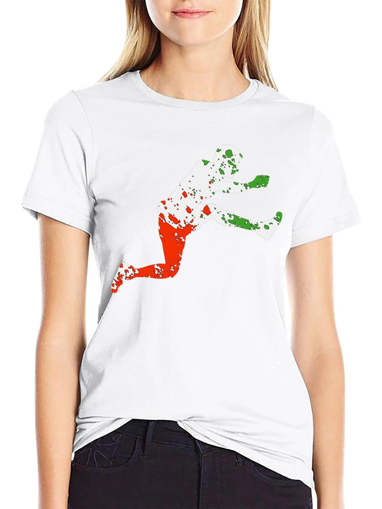 Athletic Hurdle T-Shirt - Black