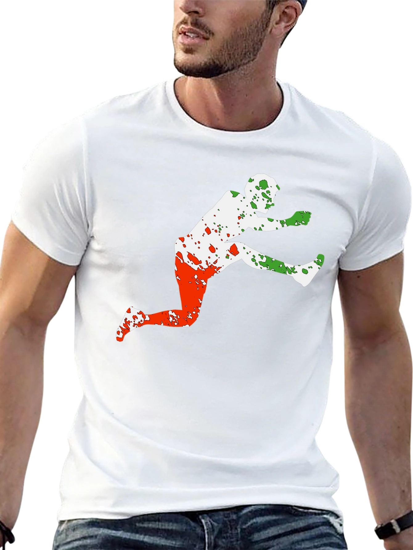 Athletic Hurdle T-Shirt - Black