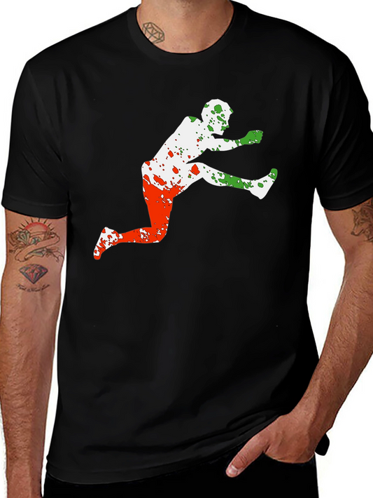 Athletic Hurdle T-Shirt - Black