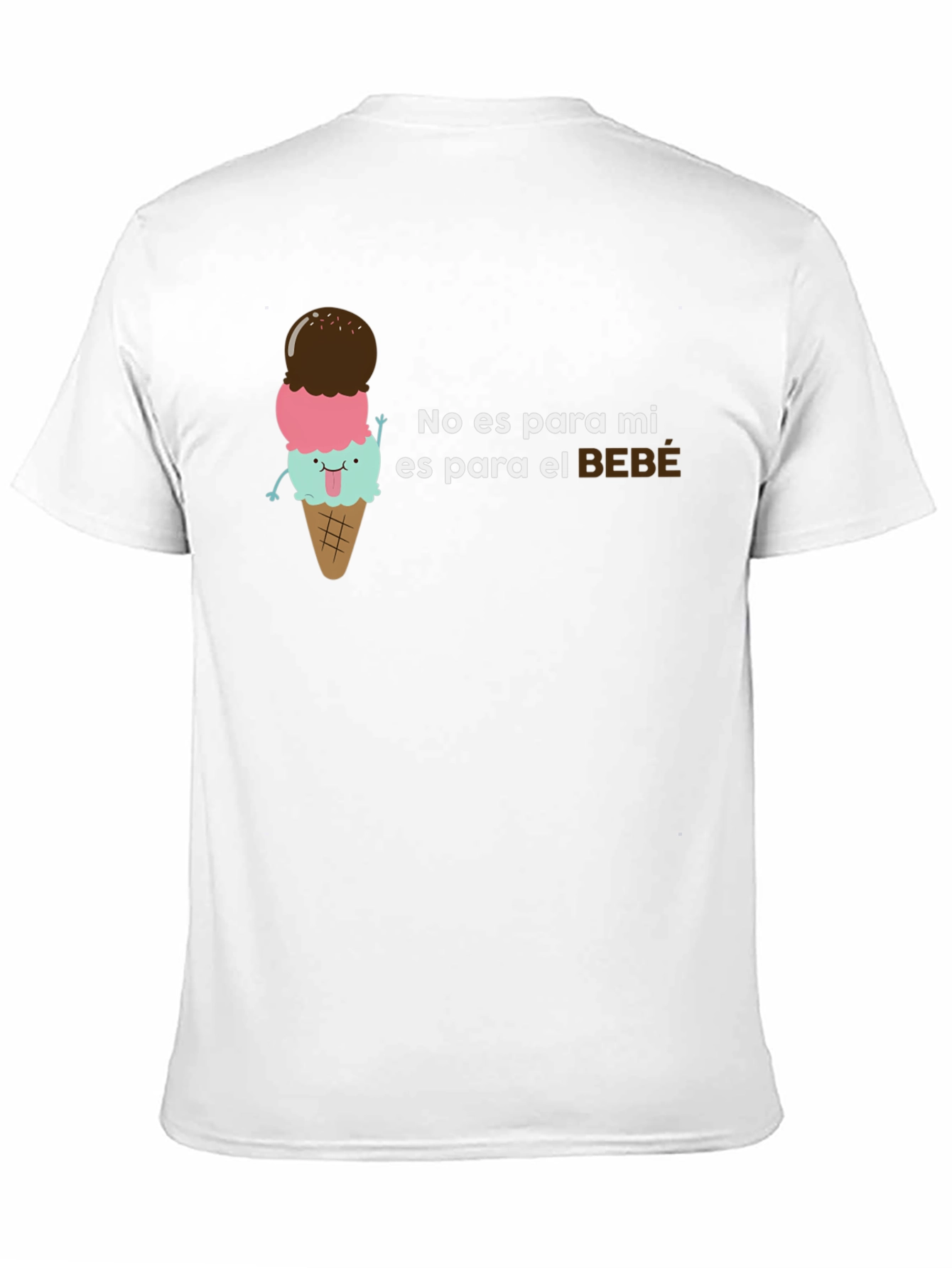 Cute Ice Cream No es para mi Baby T-Shirt