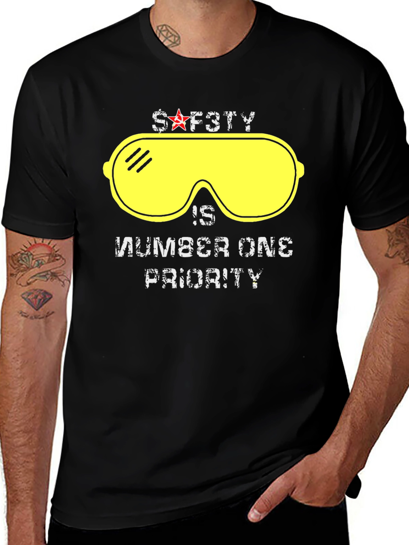 Safety First Graphic T-Shirt