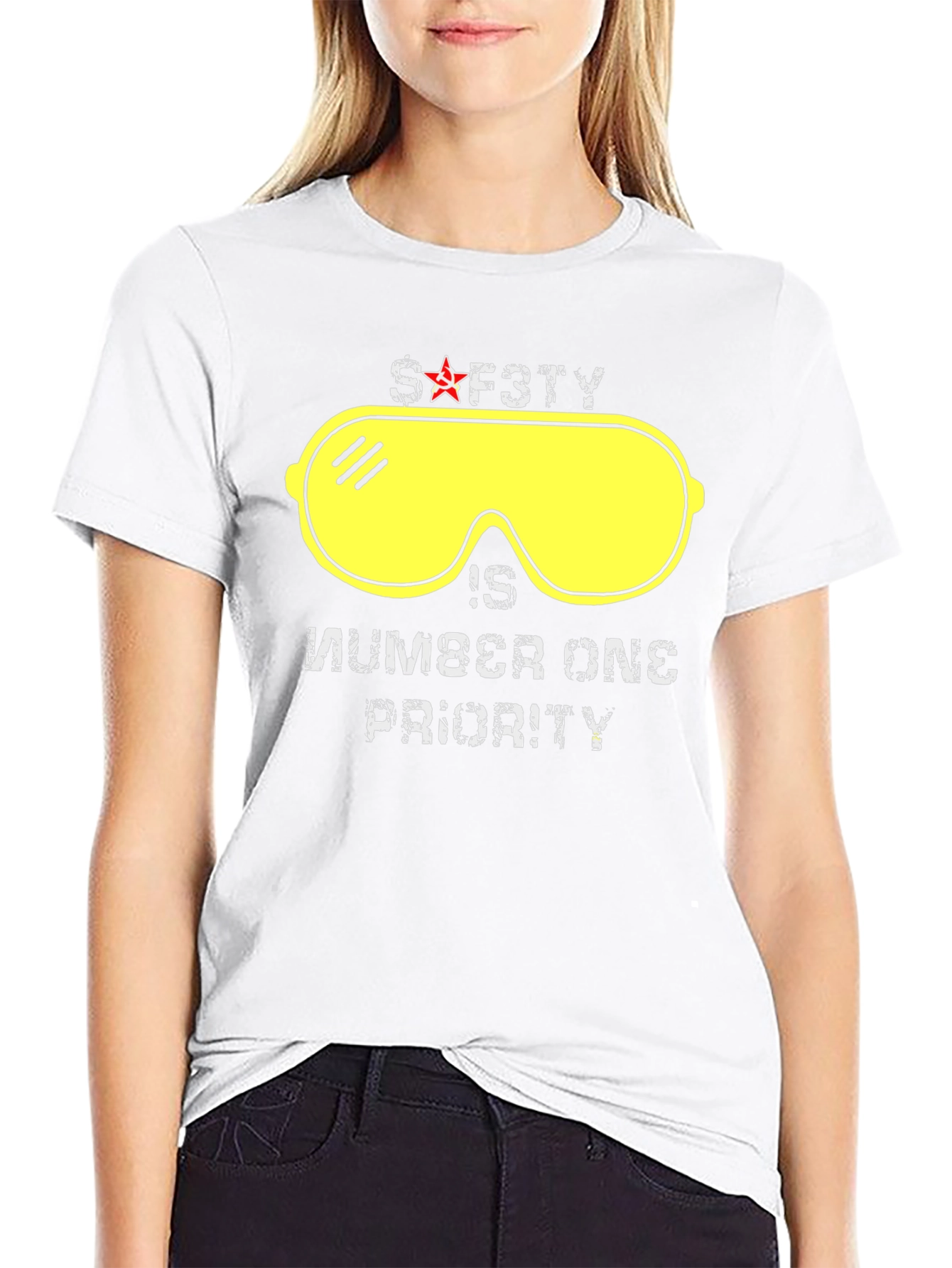 Safety First Graphic T-Shirt