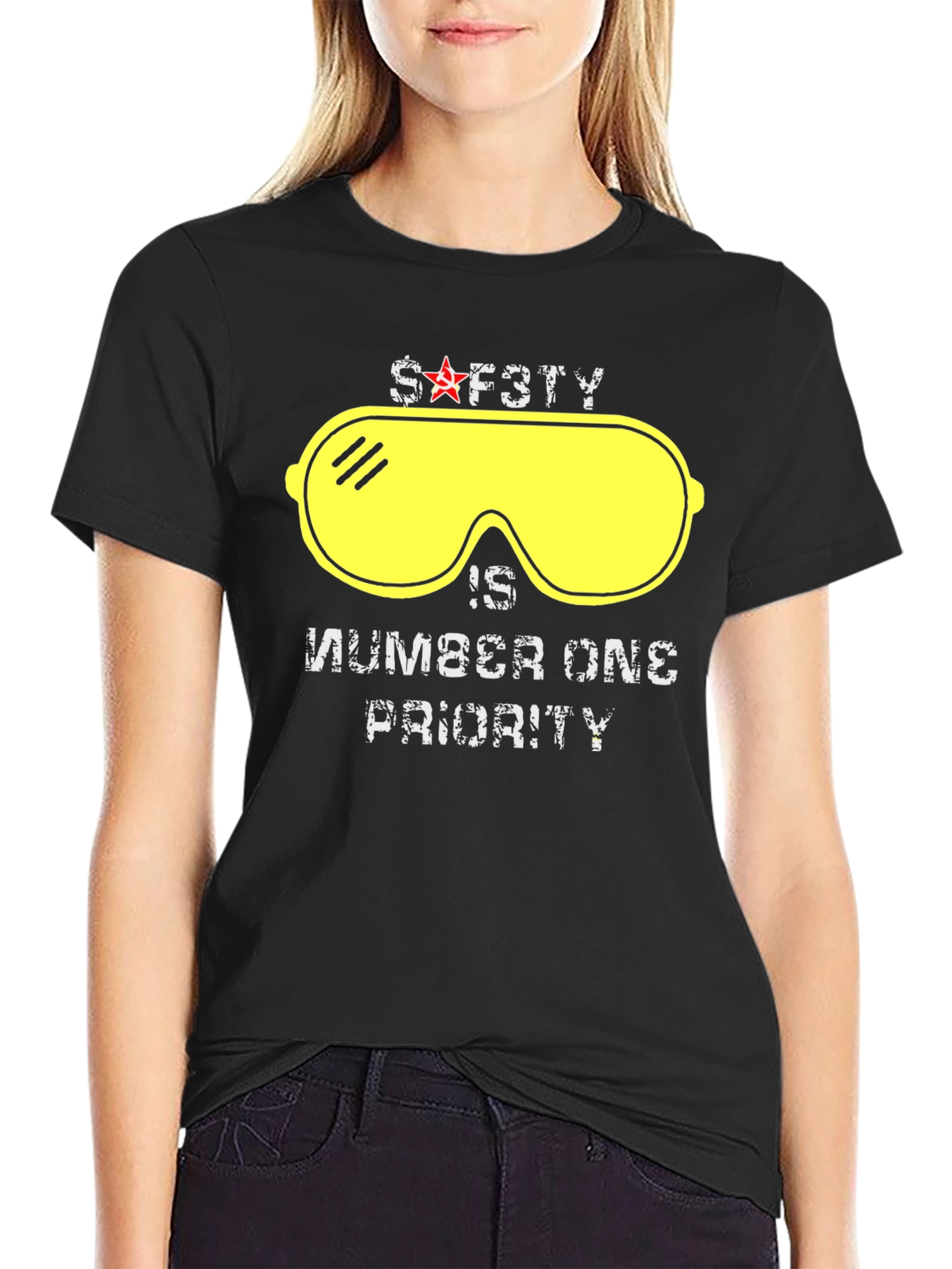 Safety First Graphic T-Shirt
