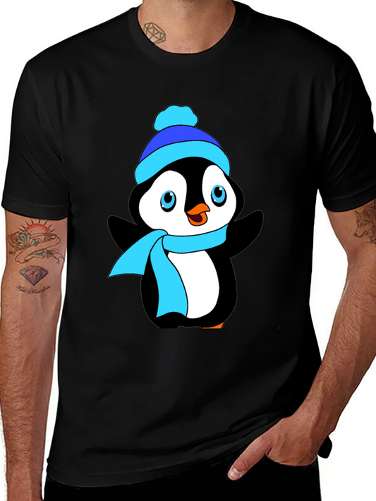 Penguin T-Shirt - Cute Winter Cartoon Tee