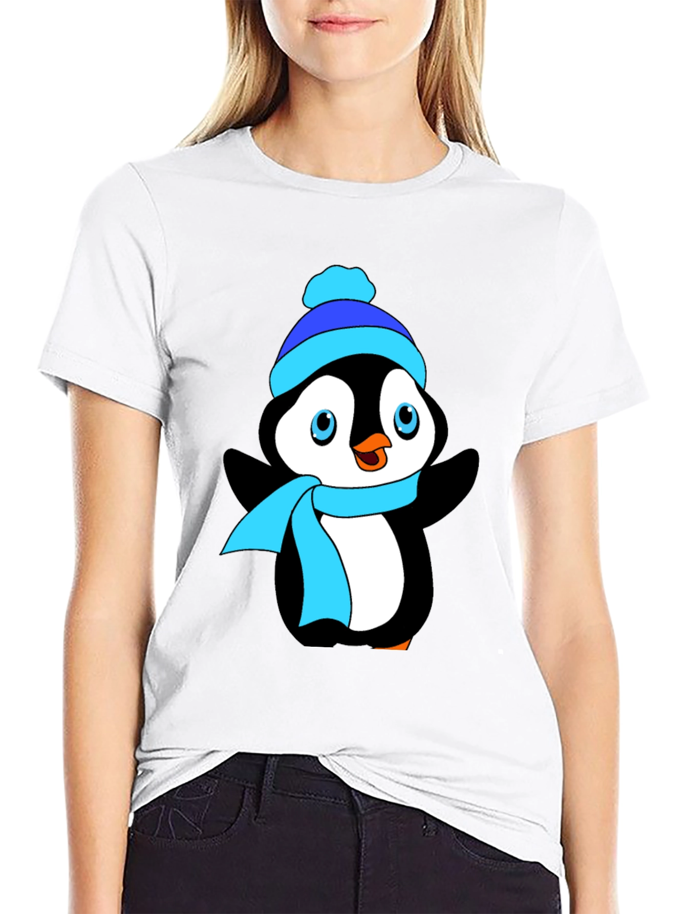 Penguin T-Shirt - Cute Winter Cartoon Tee