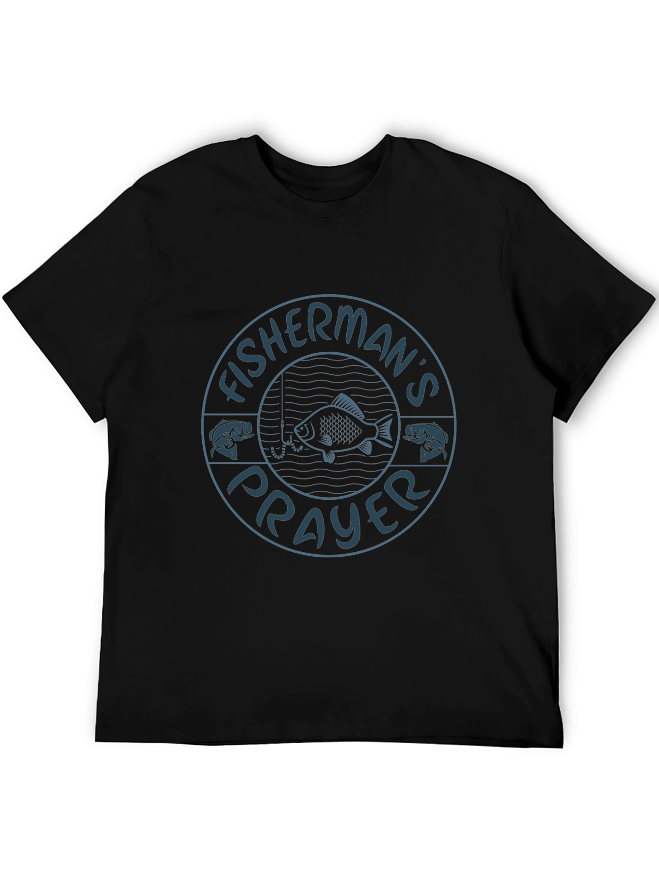 Fishermans Prayer Graphic T-Shirt - Black