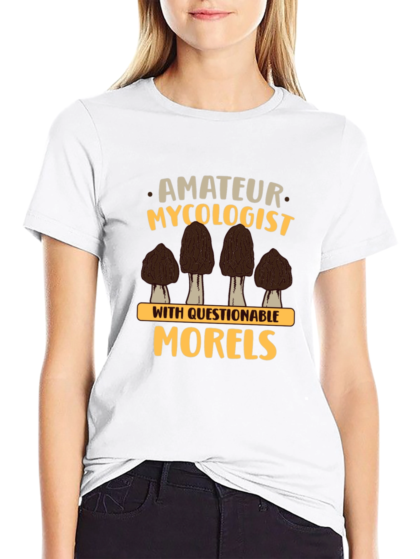Amateur Mycologist Morels Graphic T-Shirt