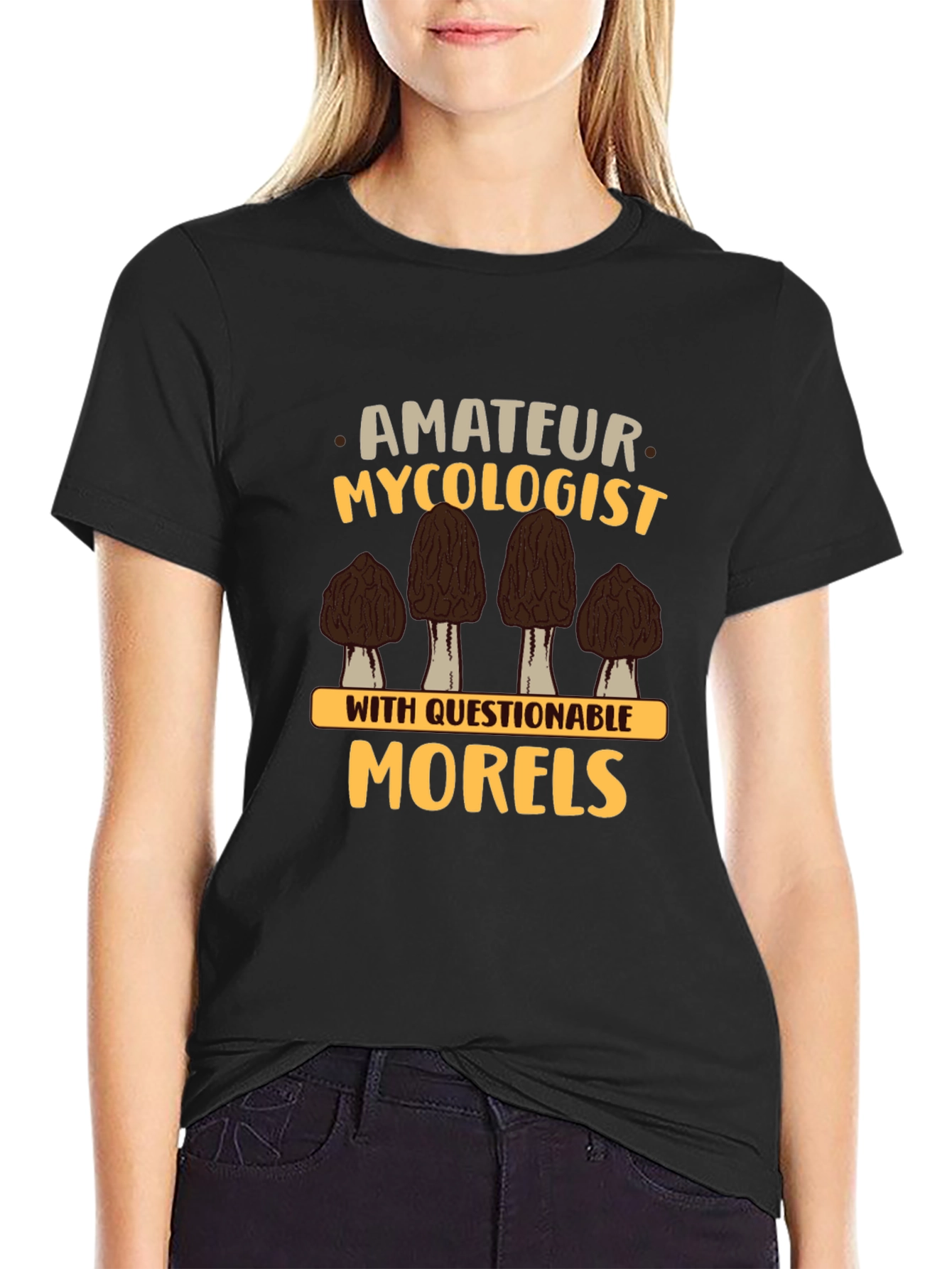 Amateur Mycologist Morels Graphic T-Shirt