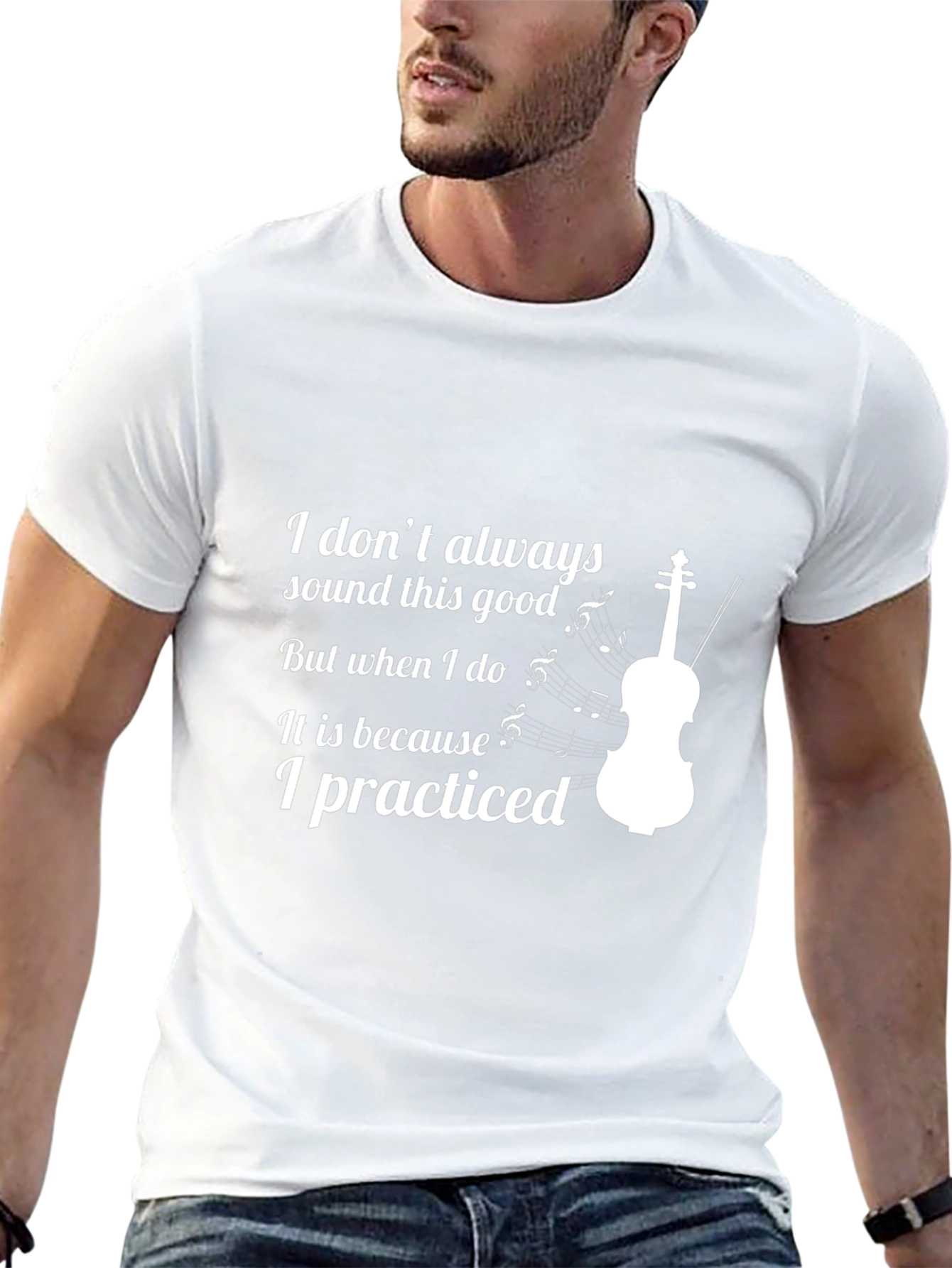 Violin Practice Black T-Shirt