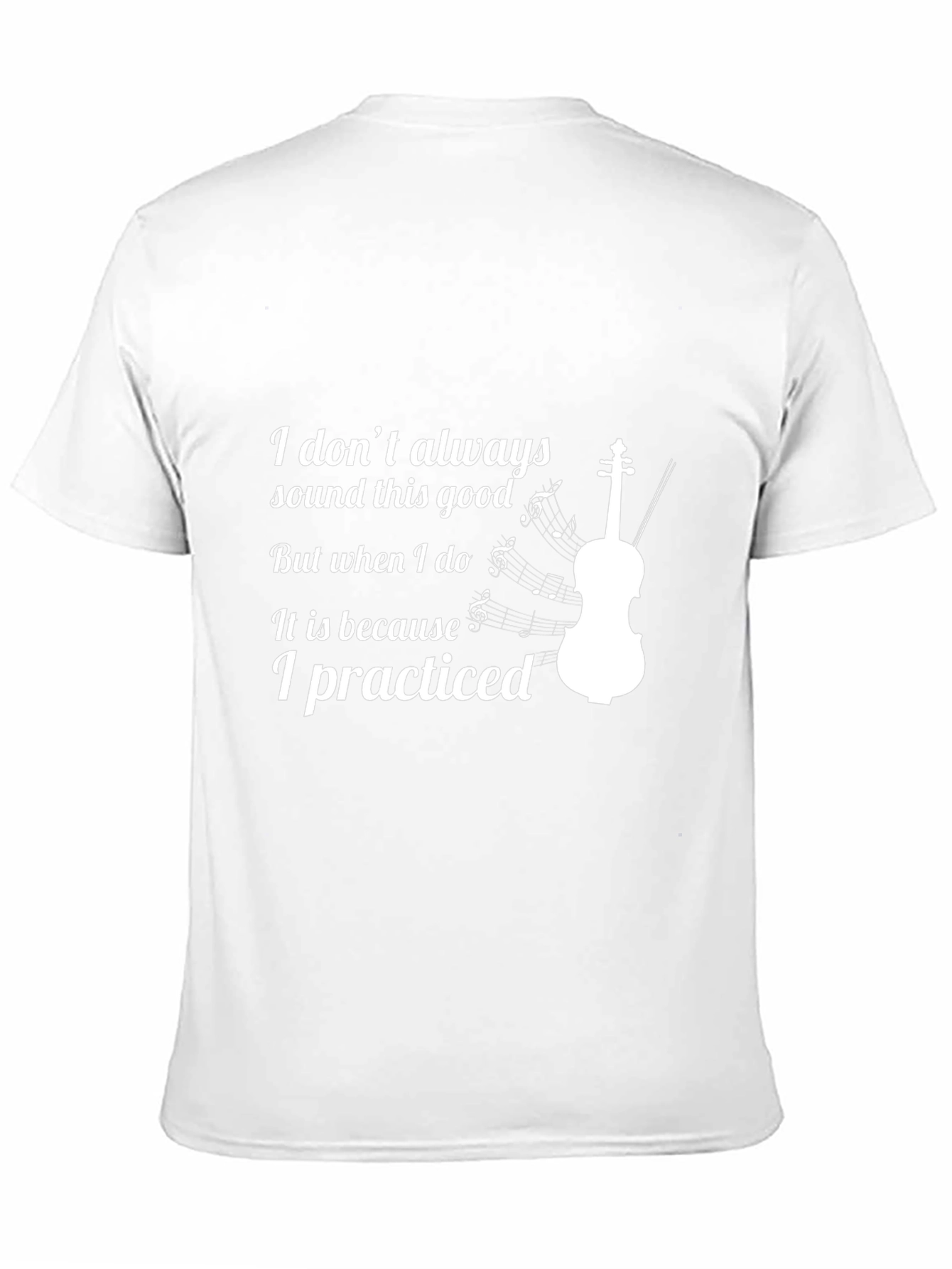 Violin Practice Black T-Shirt