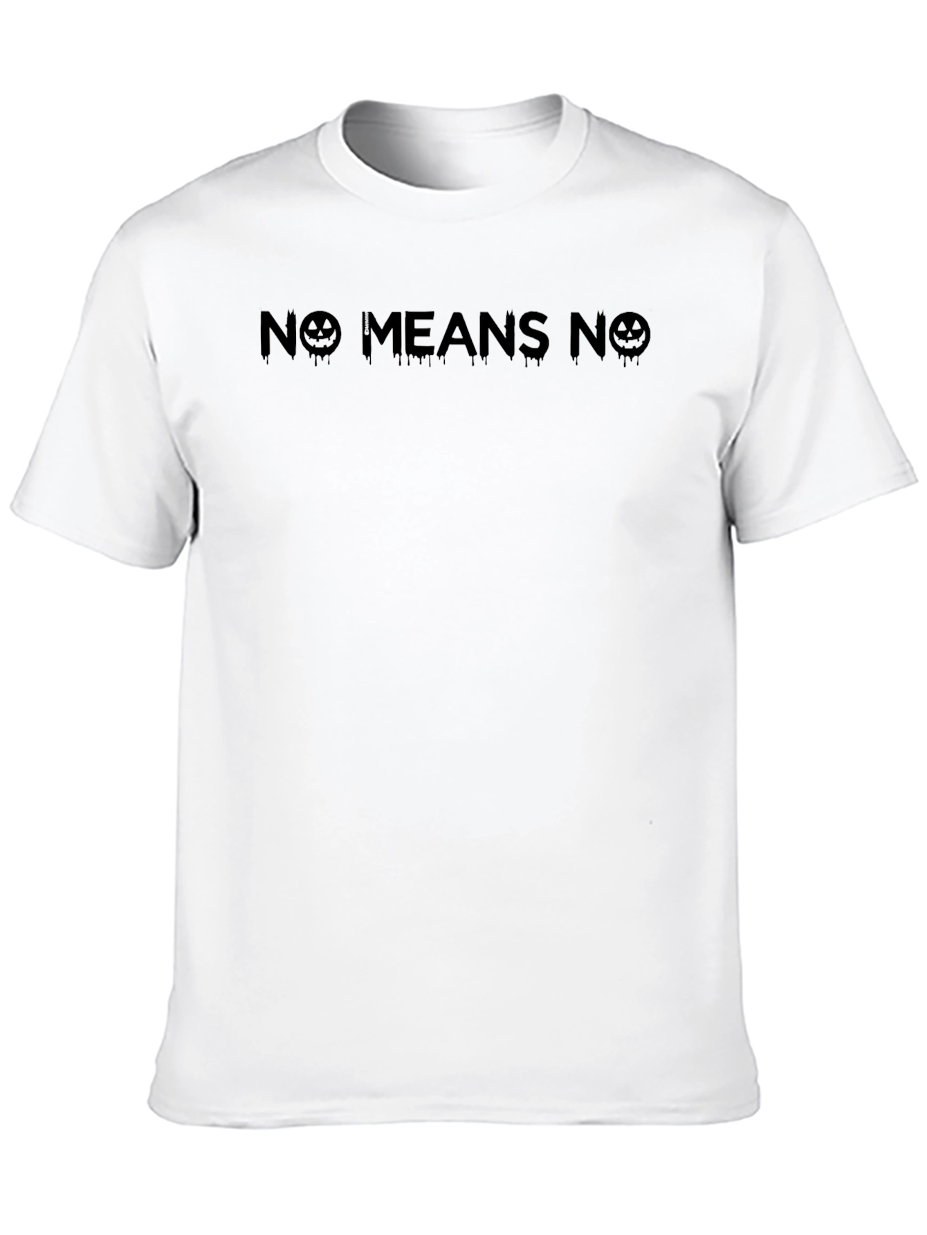 No Means No Graphic Tee - Halloween Style
