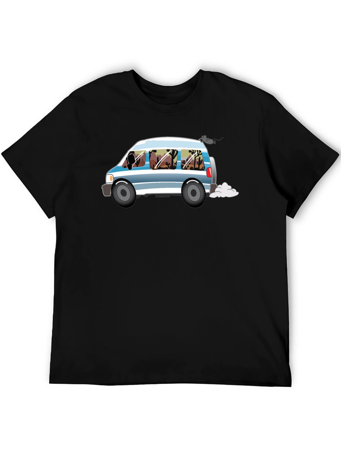 Retro Van Desert Scene Graphic Tee