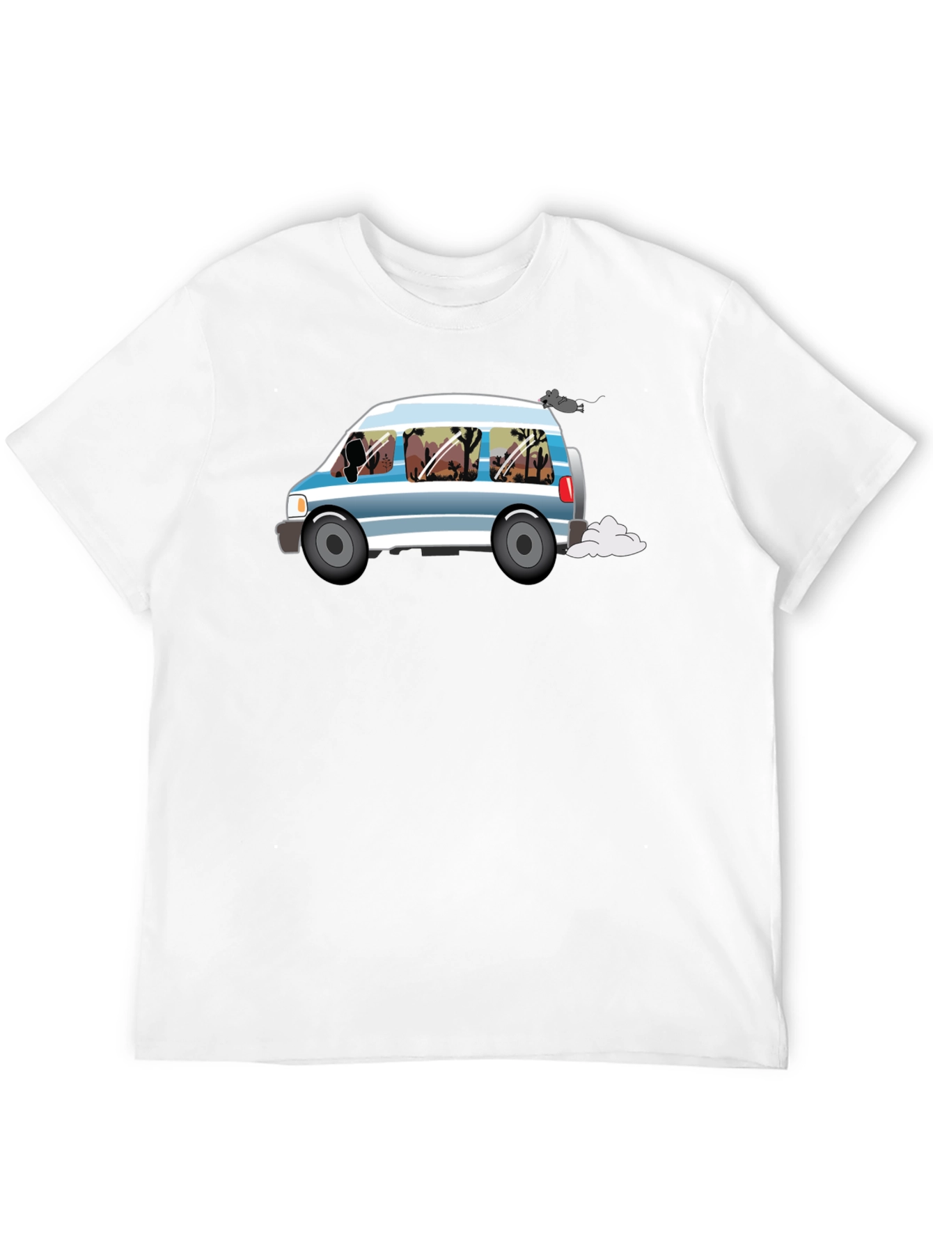 Retro Van Desert Scene Graphic Tee