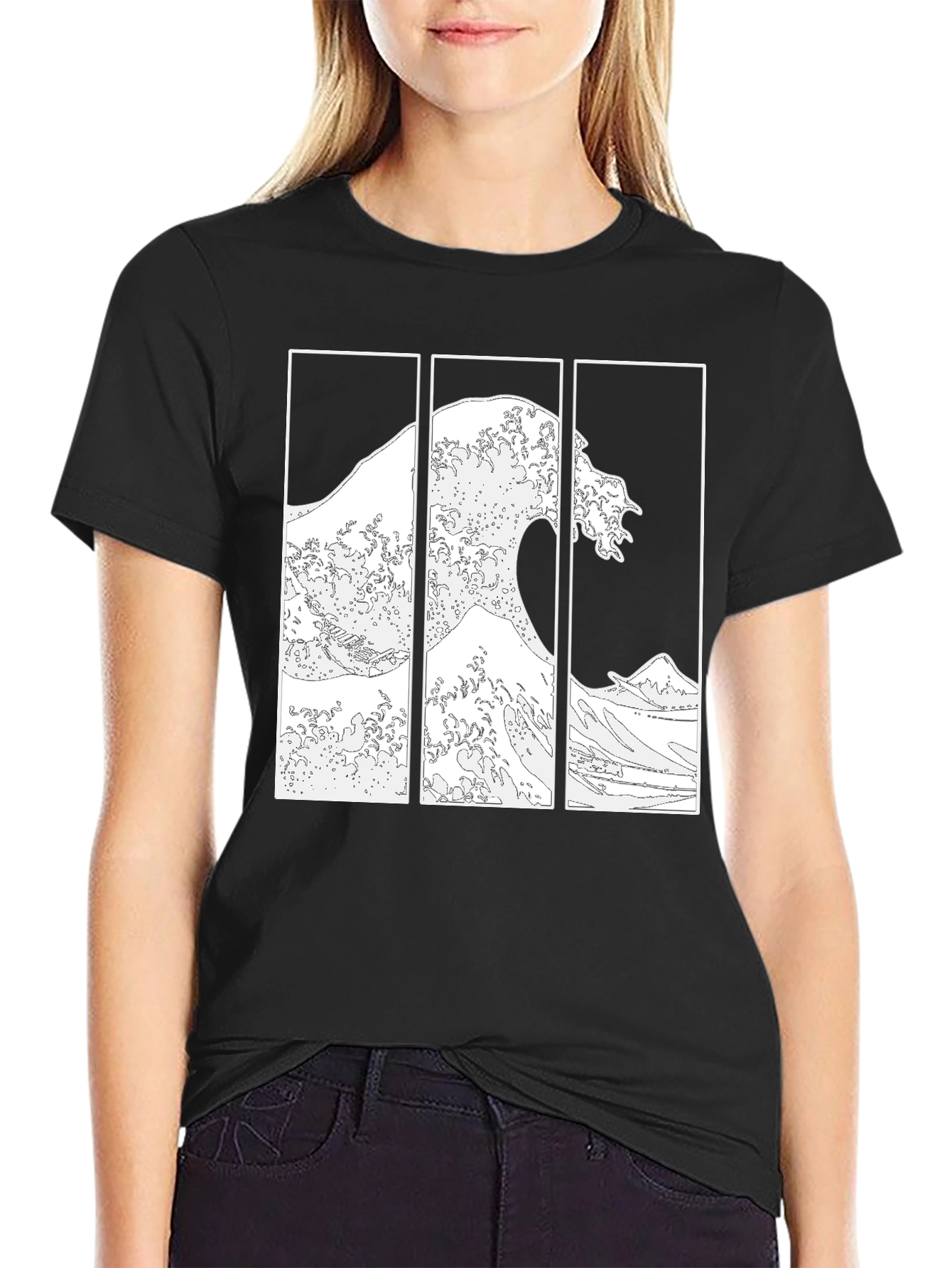 Great Wave T-Shirt - Stylish Ukiyo-e Design