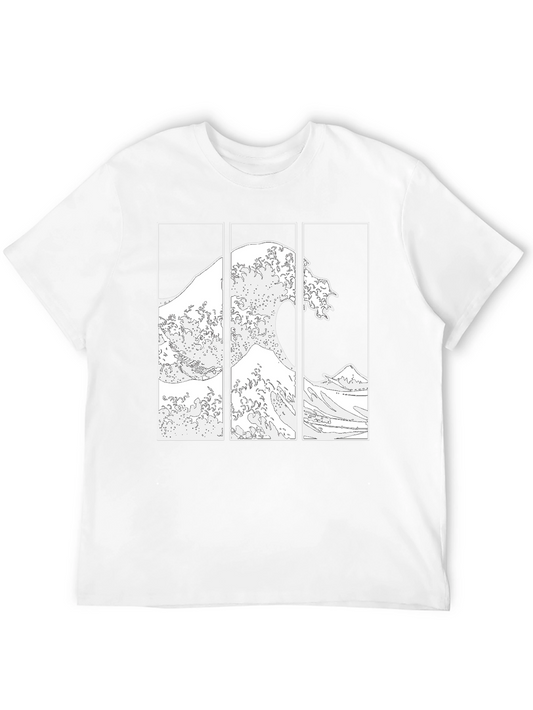 Great Wave T-Shirt - Stylish Ukiyo-e Design