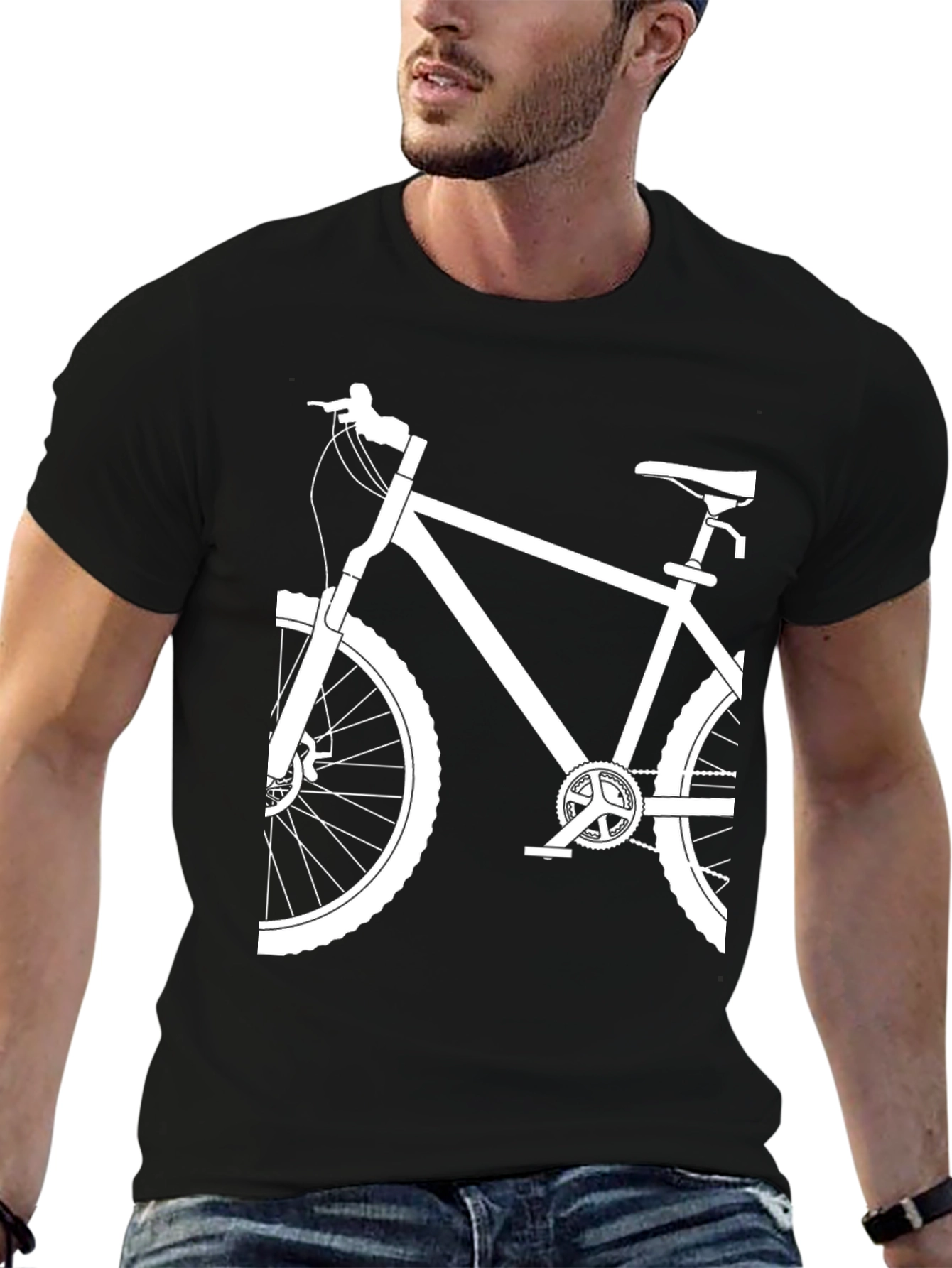 Bicycle Graphic Tee - Black